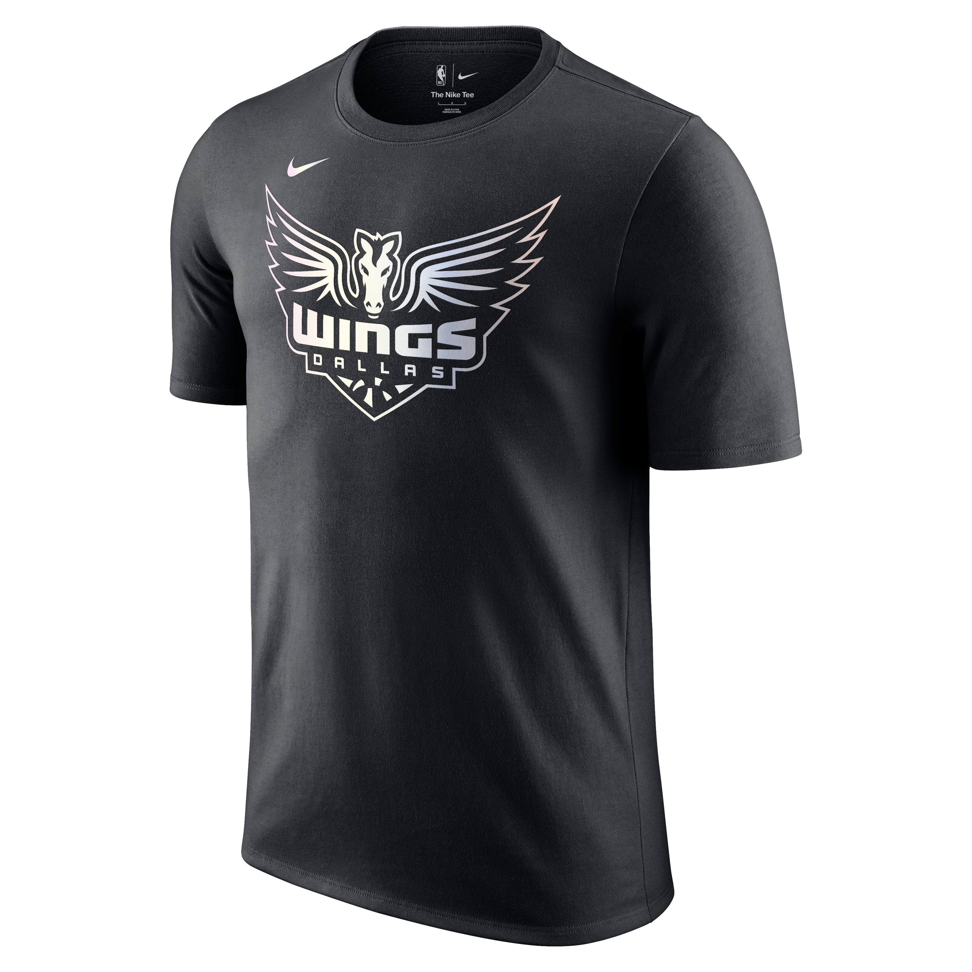 Dallas Wings Nike WNBA Iridescent Logo T-Shirt