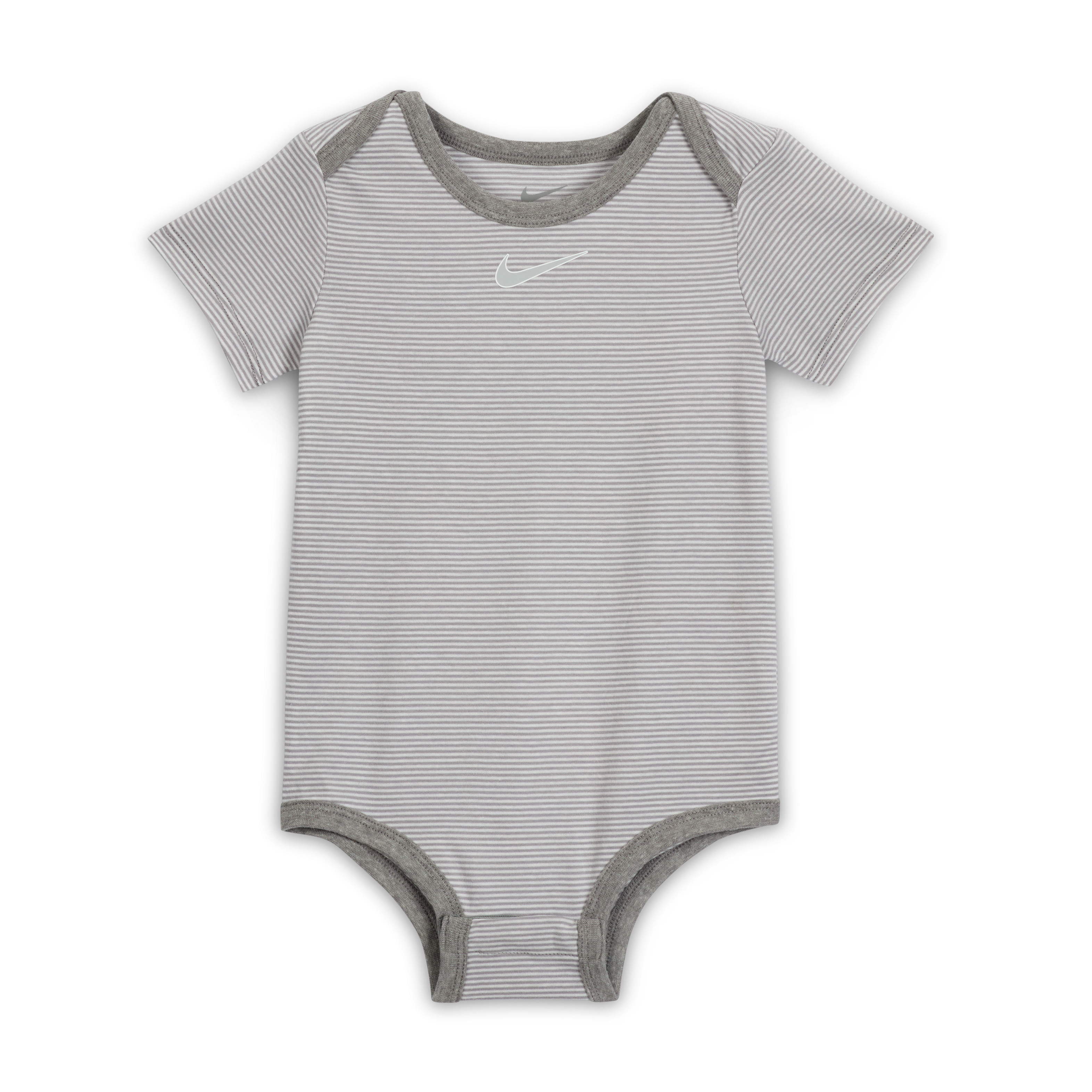 Nike Essentials Baby (0-9M) 3-Piece Striped Swooshfetti Set