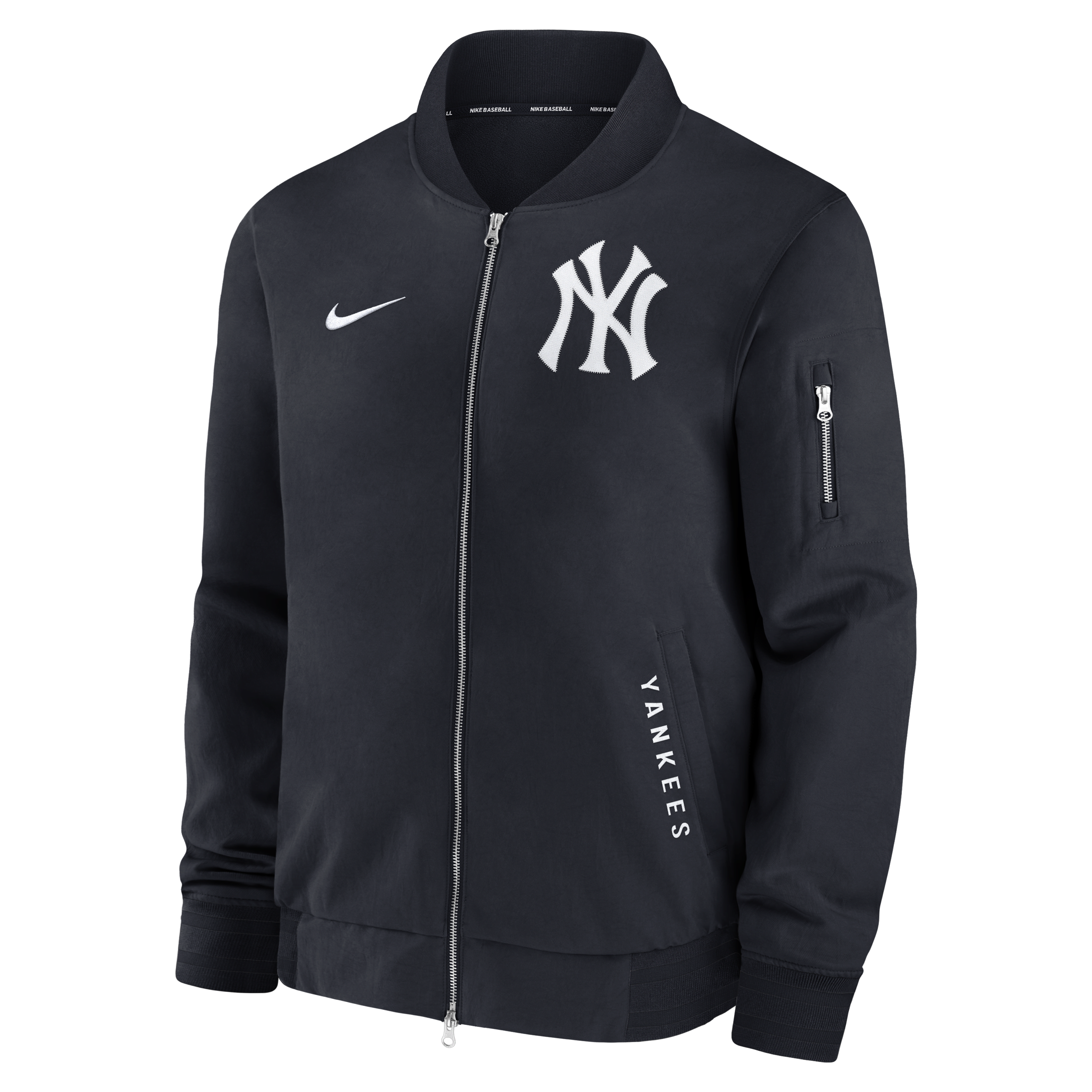 New York Yankees Authentic Collection Dugout Men's Nike MLB Full-Zip Bomber Jacket