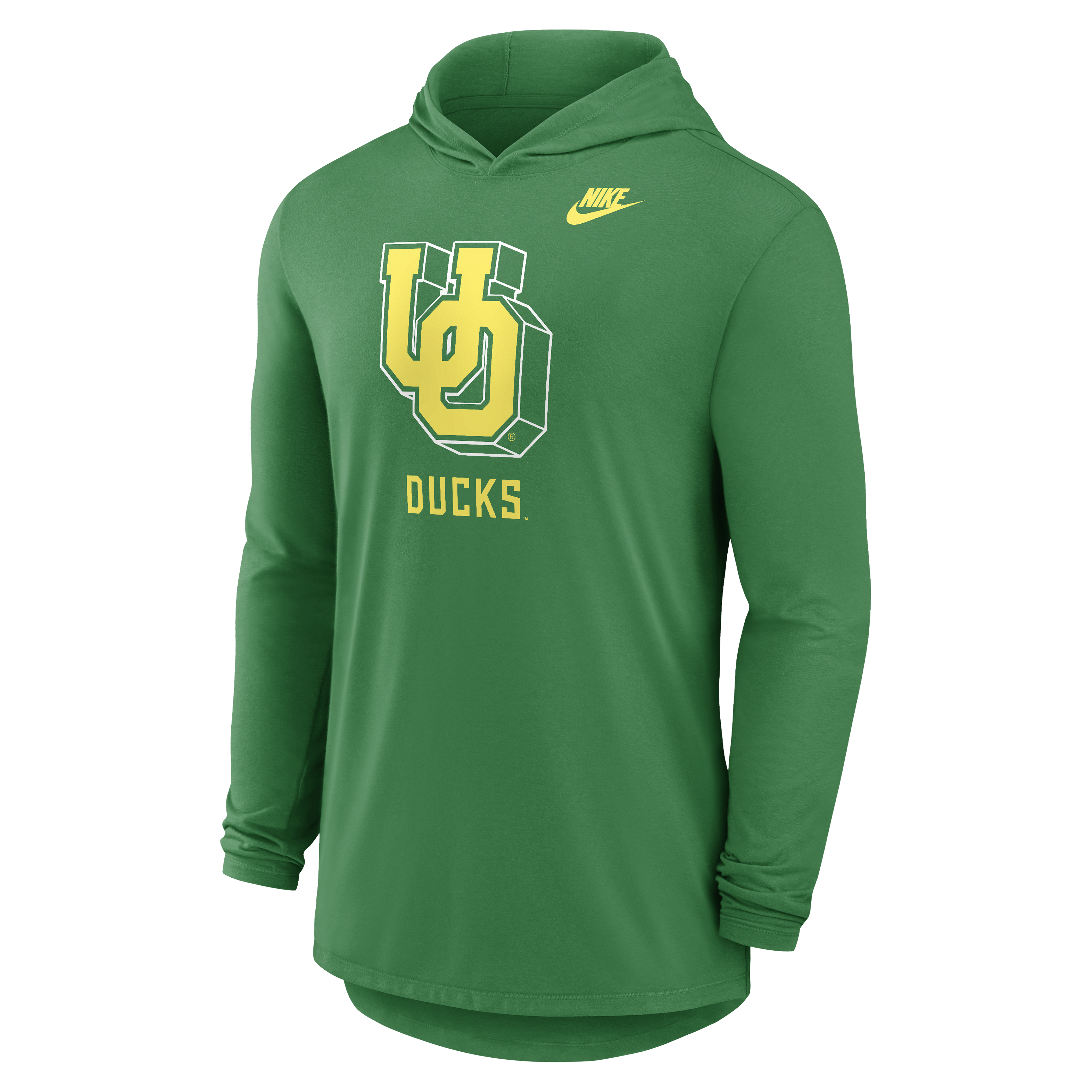 Oregon Legacy Men's Nike Dri-FIT College Long-Sleeve Hooded T-Shirt