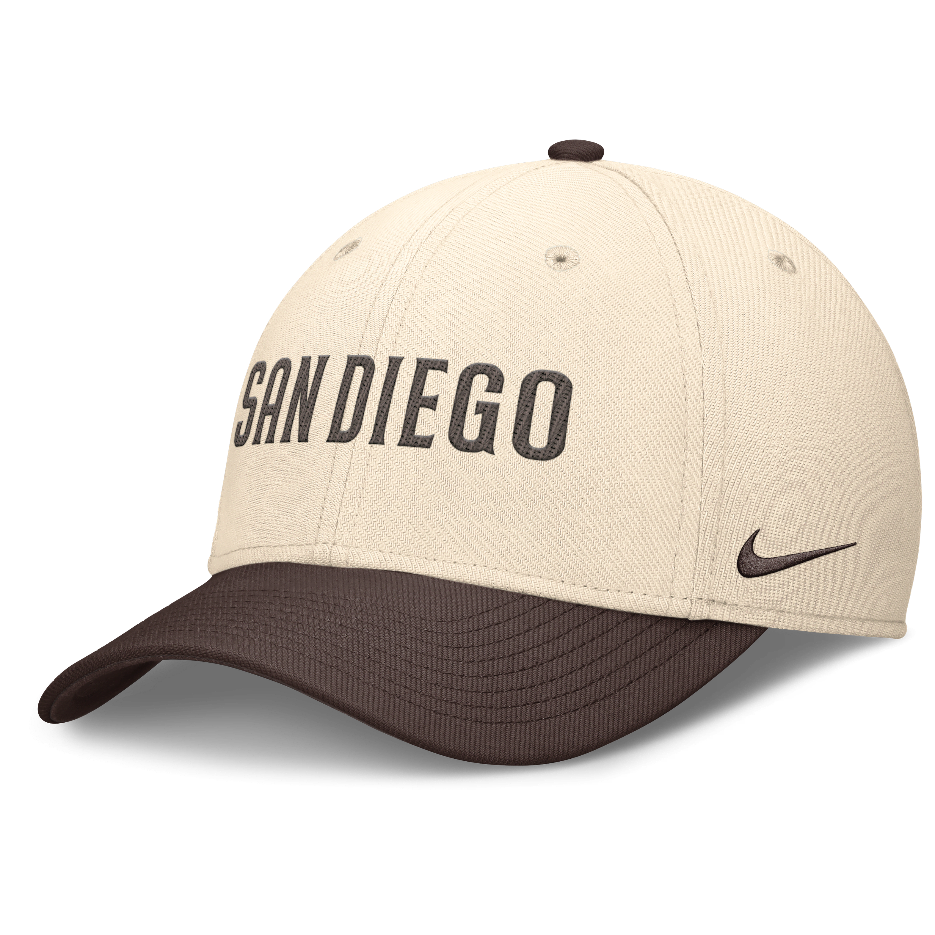 San Diego Padres Statement Rise Swoosh Men's Nike Dri-FIT MLB Hat