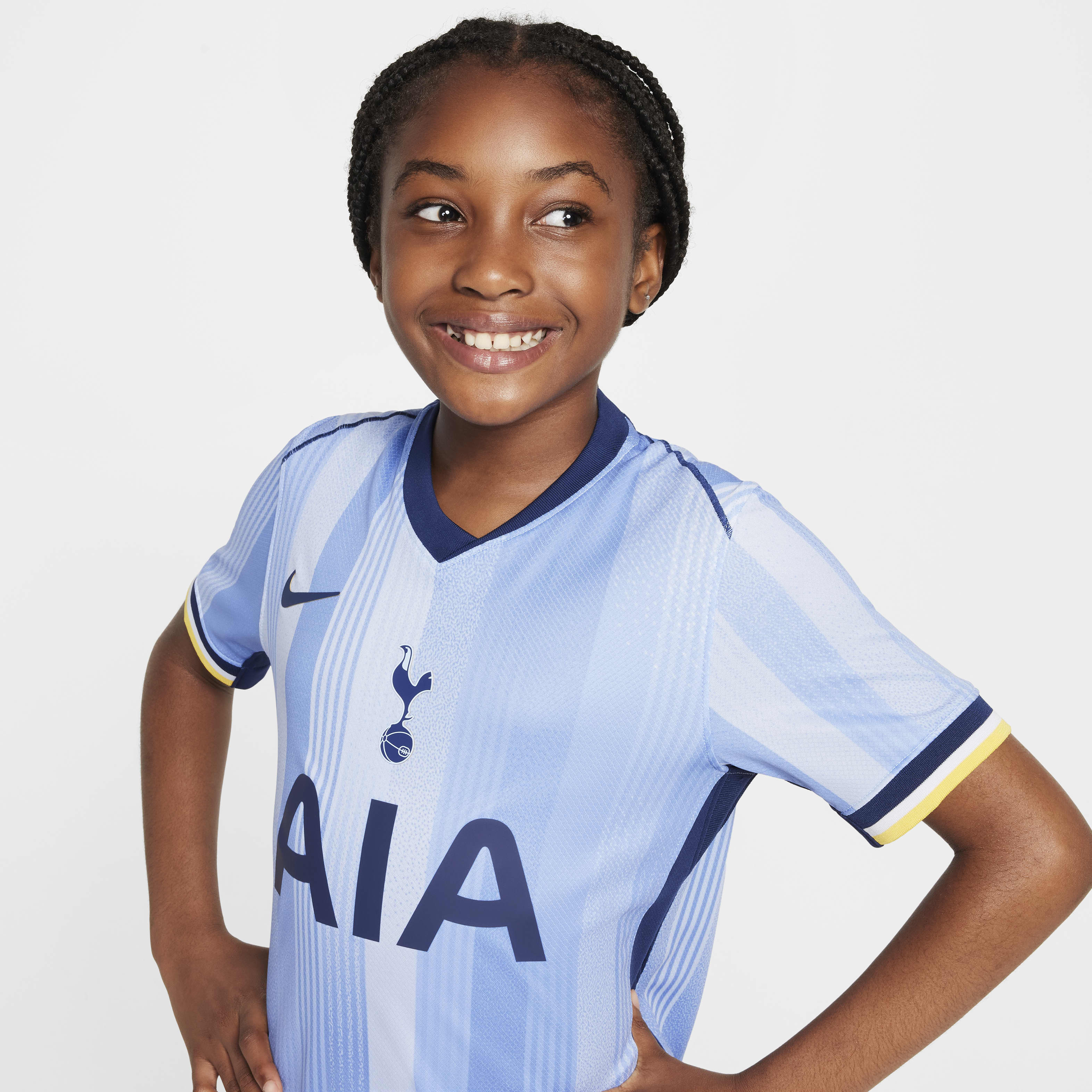 Tottenham Hotspur 2024/25 Stadium Away Big Kids' Nike Dri-FIT Soccer Replica Jersey