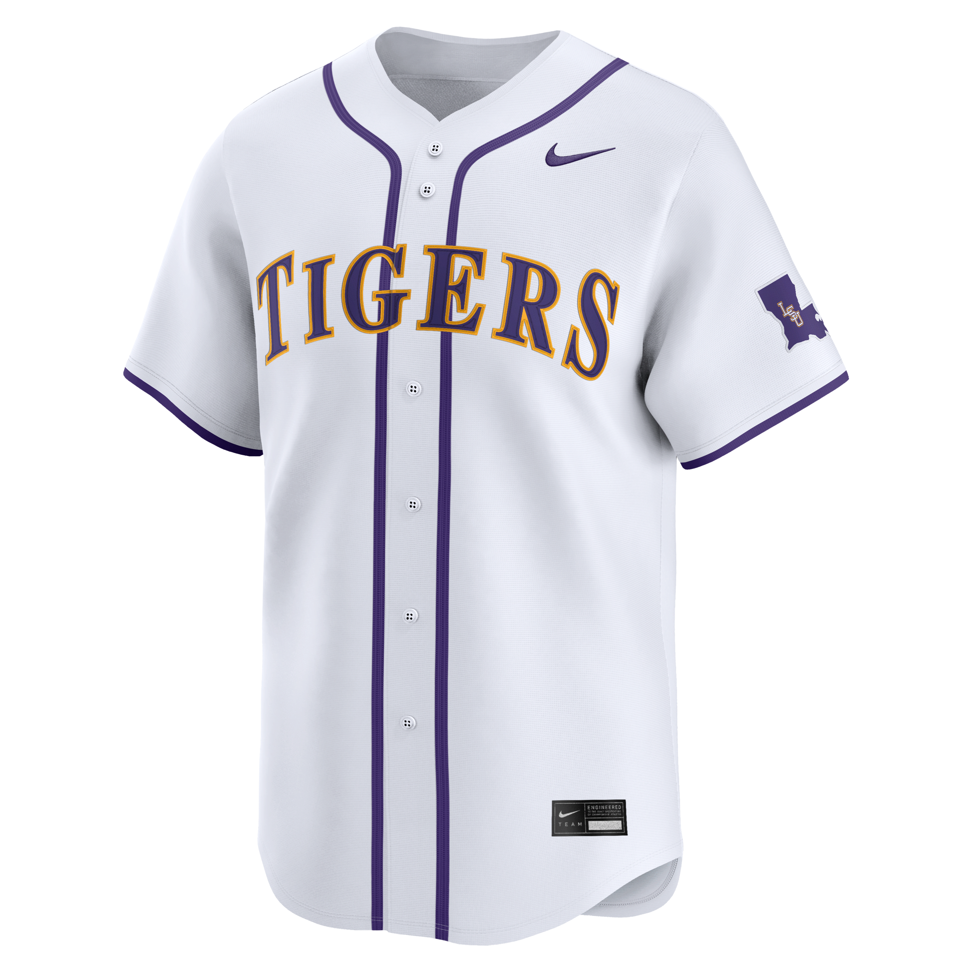 LSU Men's Nike College Limited Baseball Jersey