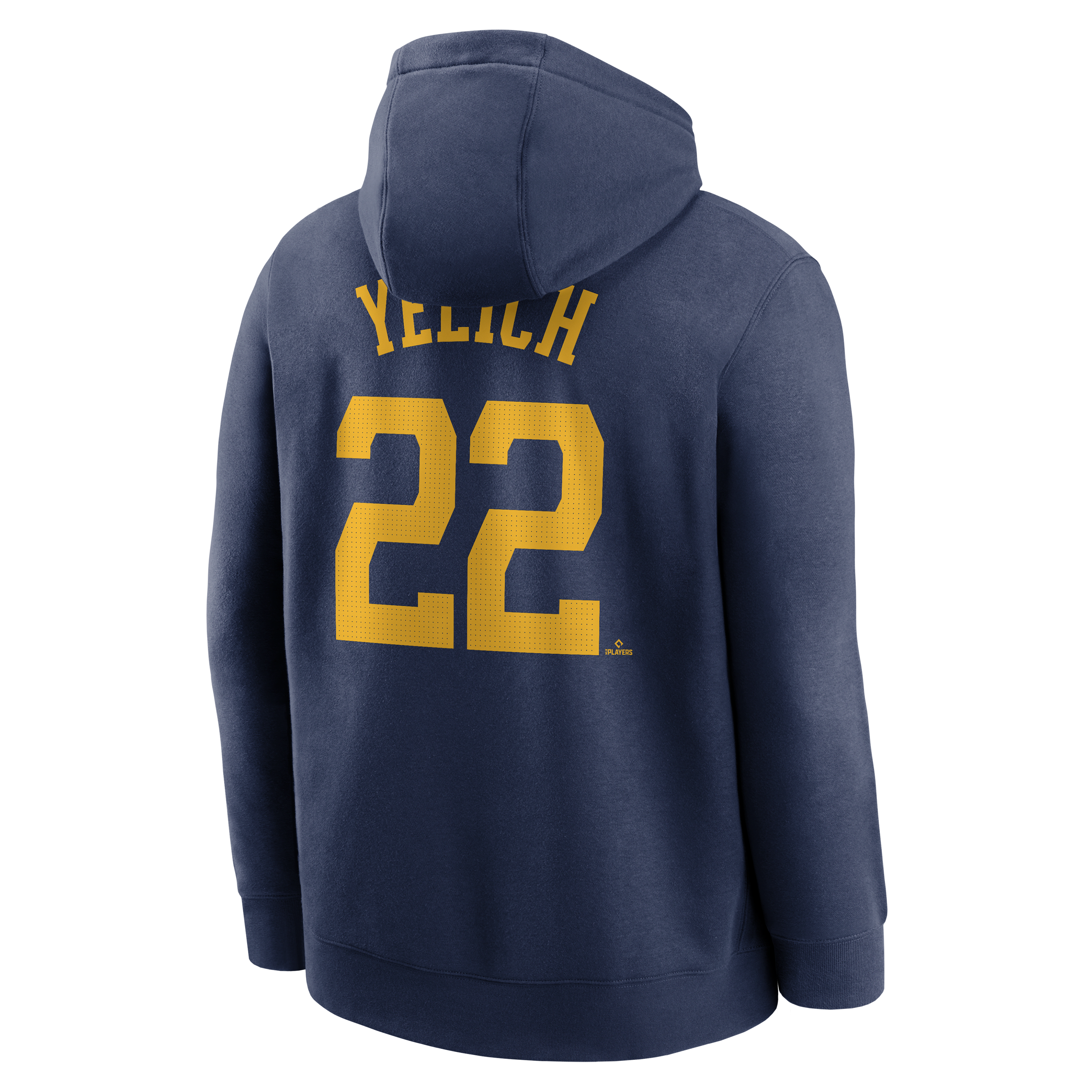 Christian Yelich Milwaukee Brewers Club Men's Nike MLB Pullover Hoodie