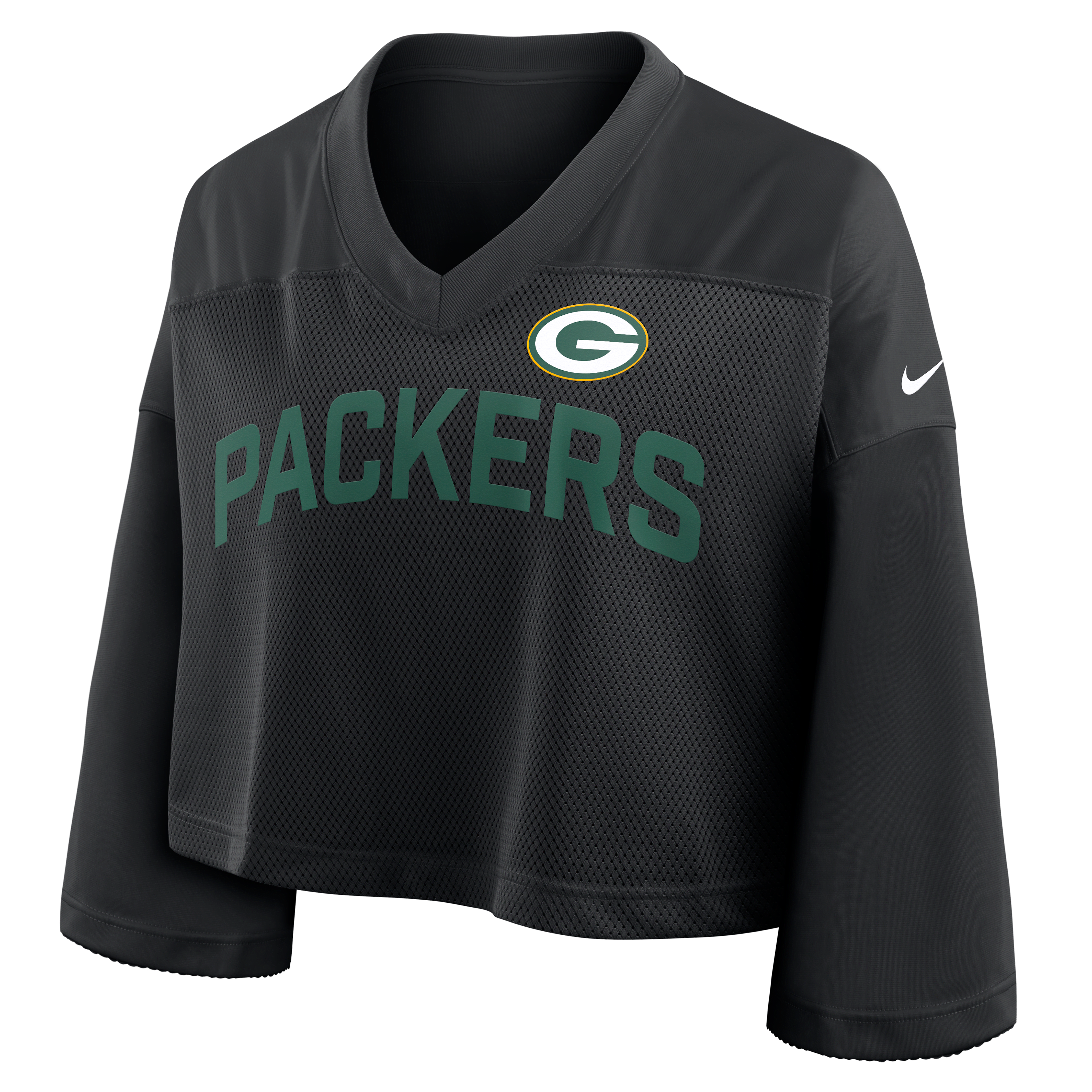 Green Bay Packers Wide Receiver Jersey Fashion Women's Nike Dri-FIT NFL Cropped Top