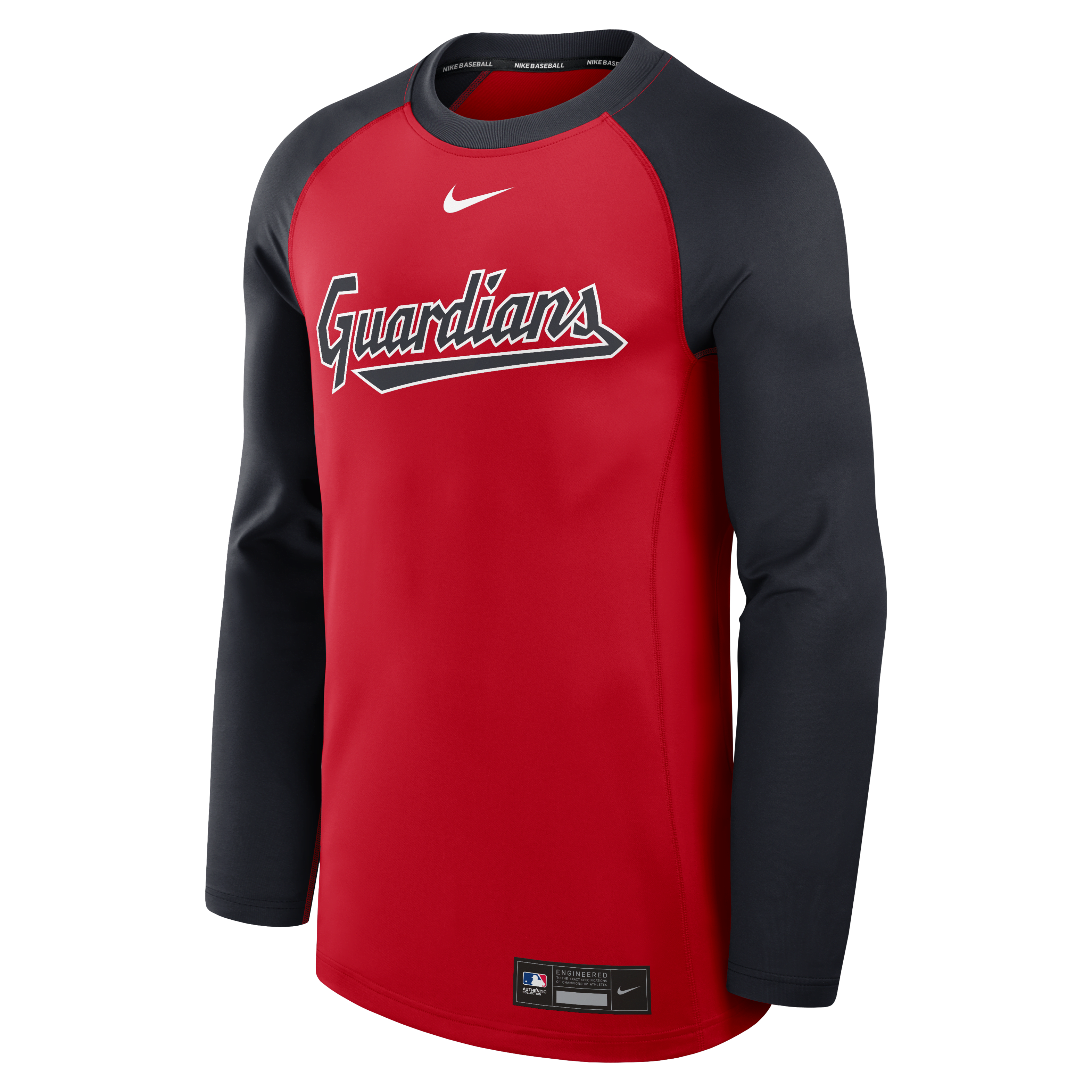 Cleveland Guardians Authentic Collection Game Time Men's Nike Dri-FIT MLB Pullover Crew