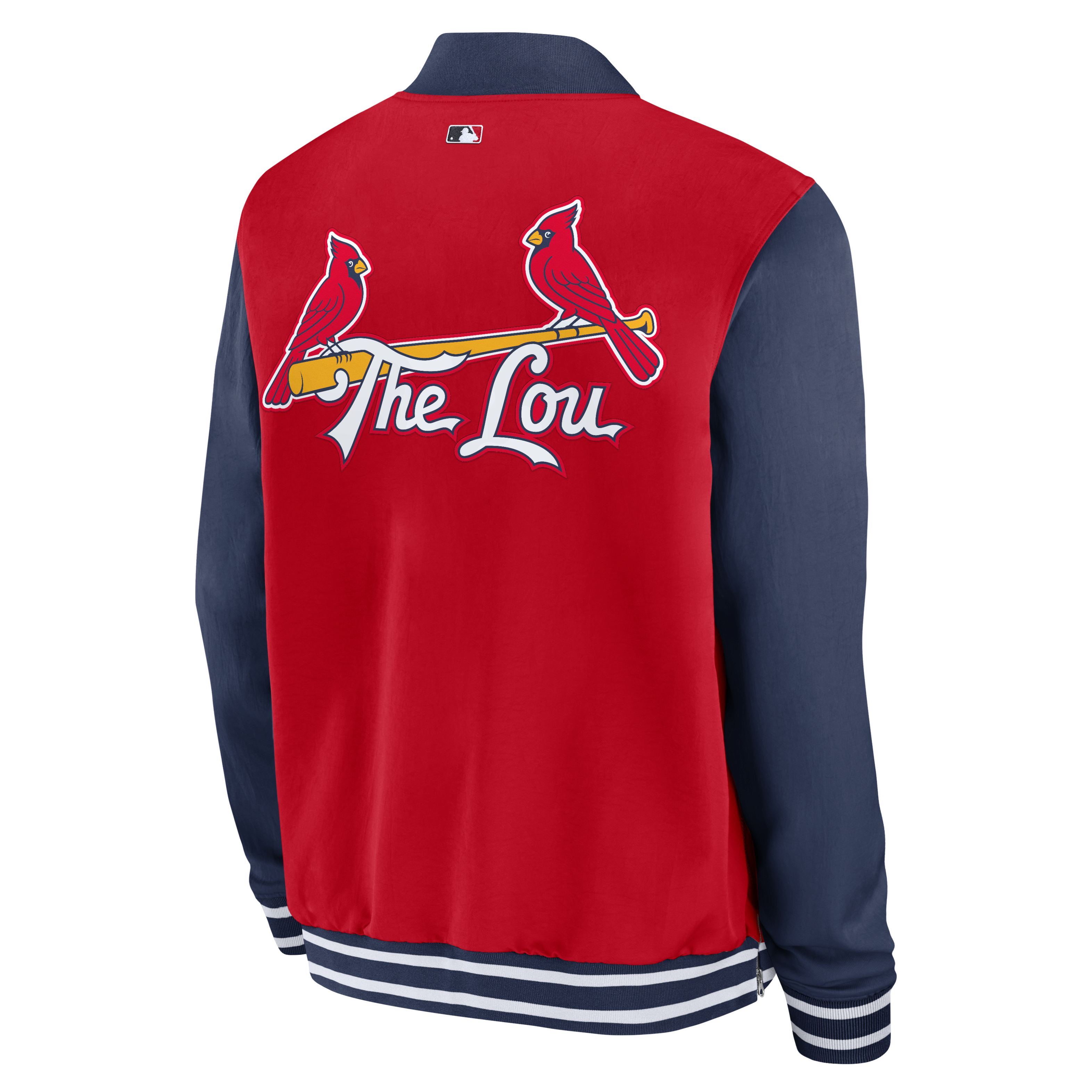 St. Louis Cardinals Authentic Collection City Connect Game Time Men's Nike MLB Full-Zip Bomber Jacket