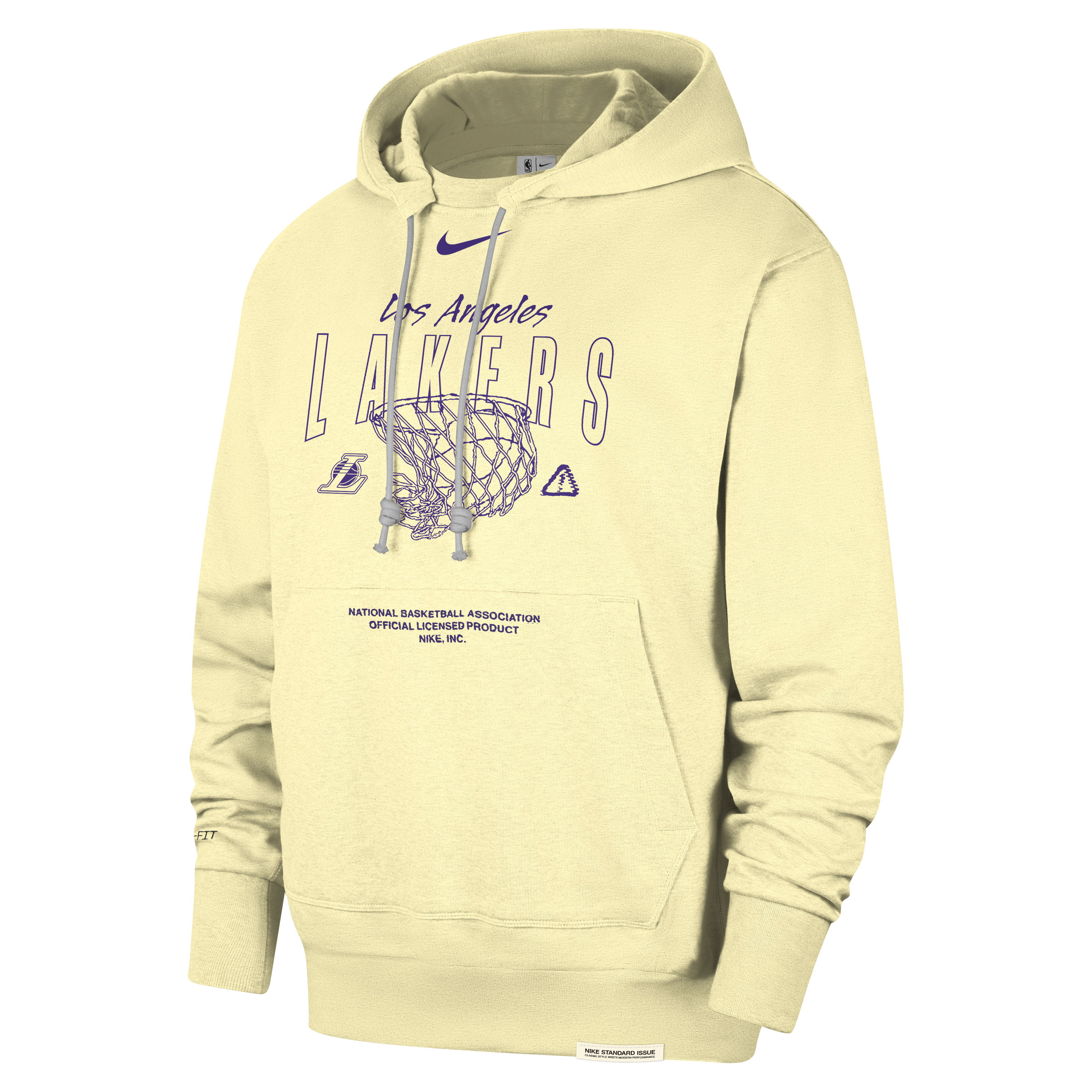 Los Angeles Lakers Standard Issue Men's Nike Dri-FIT NBA Hoodie