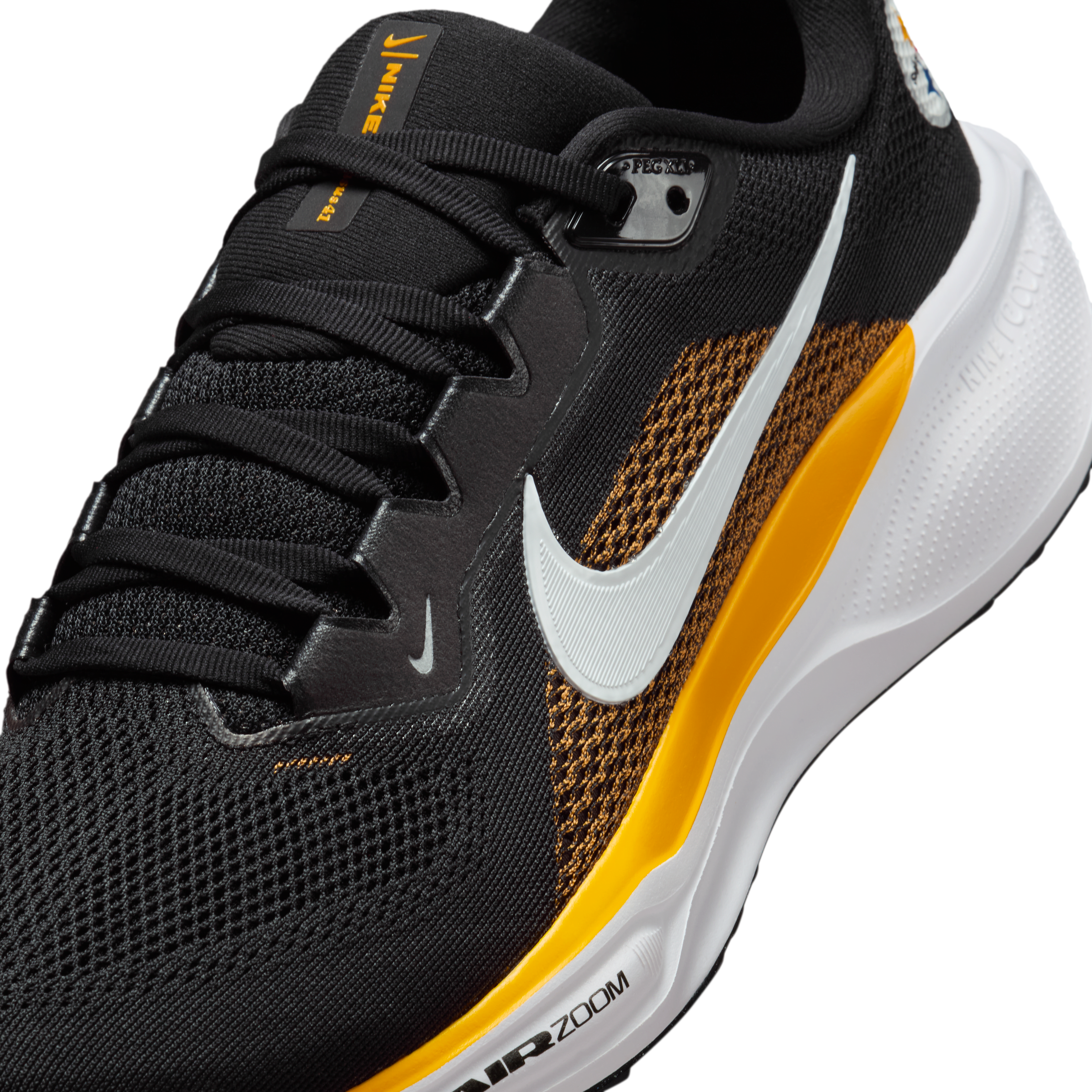 Pittsburgh Steelers Pegasus 41 Men's Nike NFL Road Running Shoes