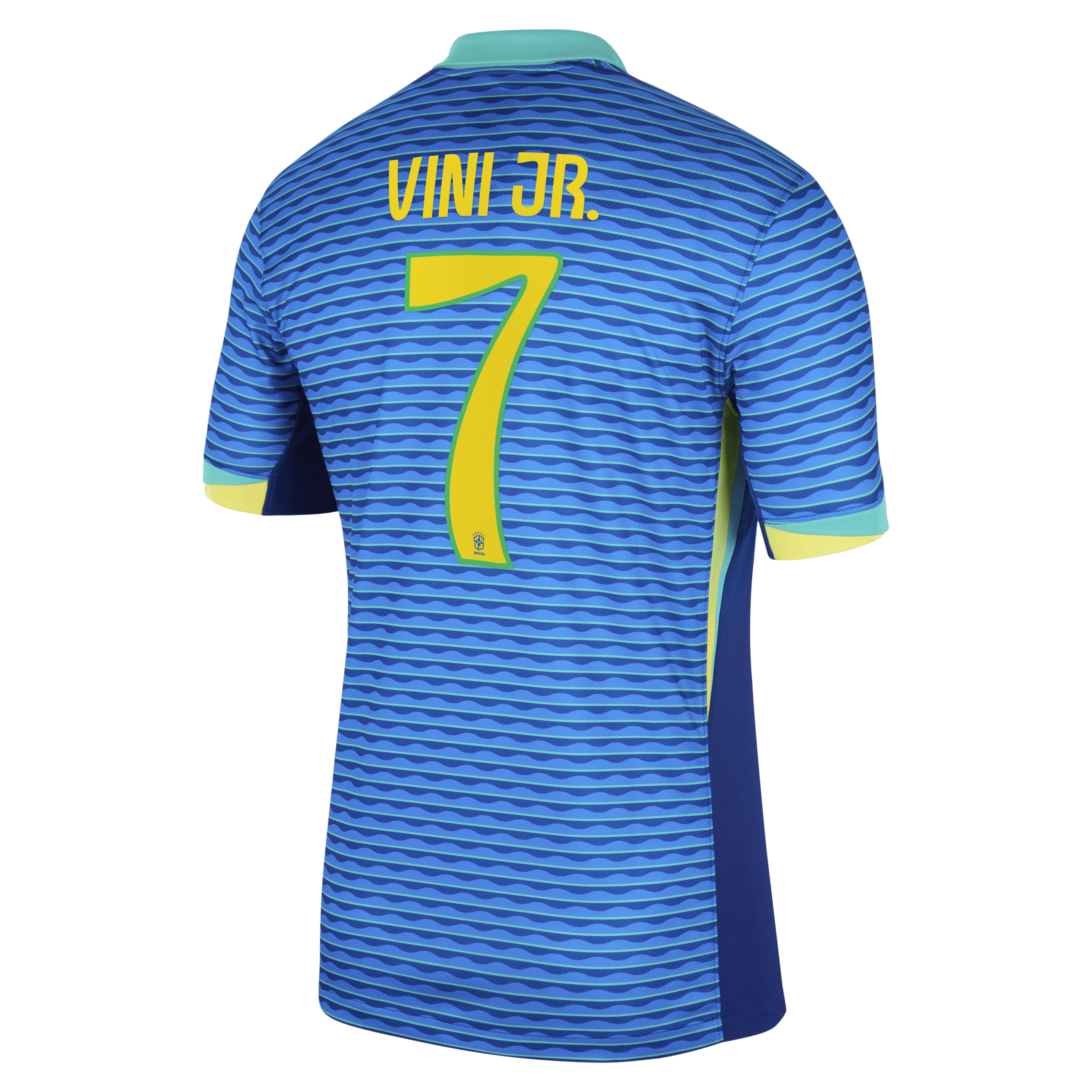 Vini Jr. Brazil National Team 2024 Stadium Away Men's Nike Dri-FIT Soccer Jersey