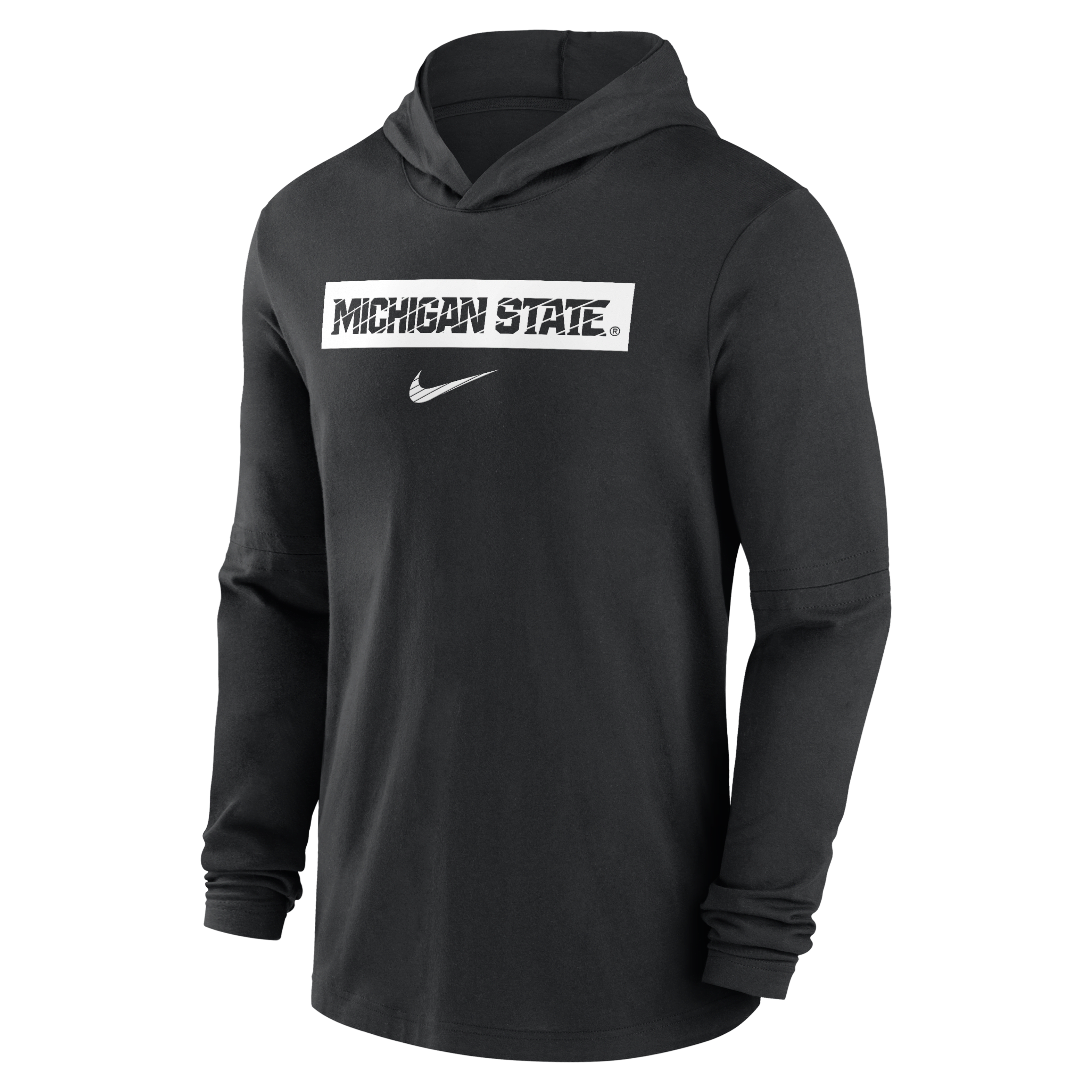 Michigan State Spartans Sideline Men's Nike Dri-FIT College Long-Sleeve Hooded Top