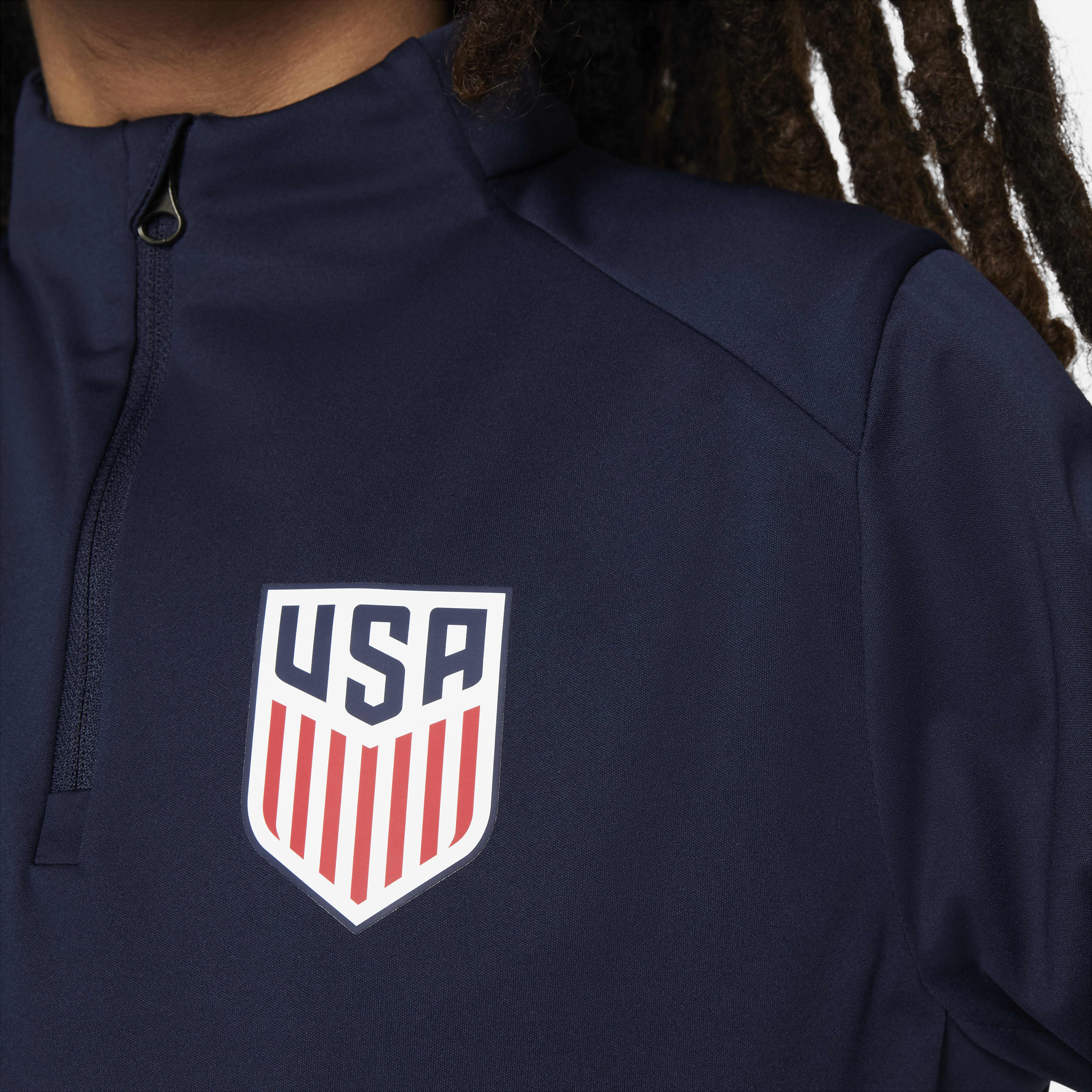 USMNT Strike Big Kids' Nike Storm-FIT Soccer Drill Top