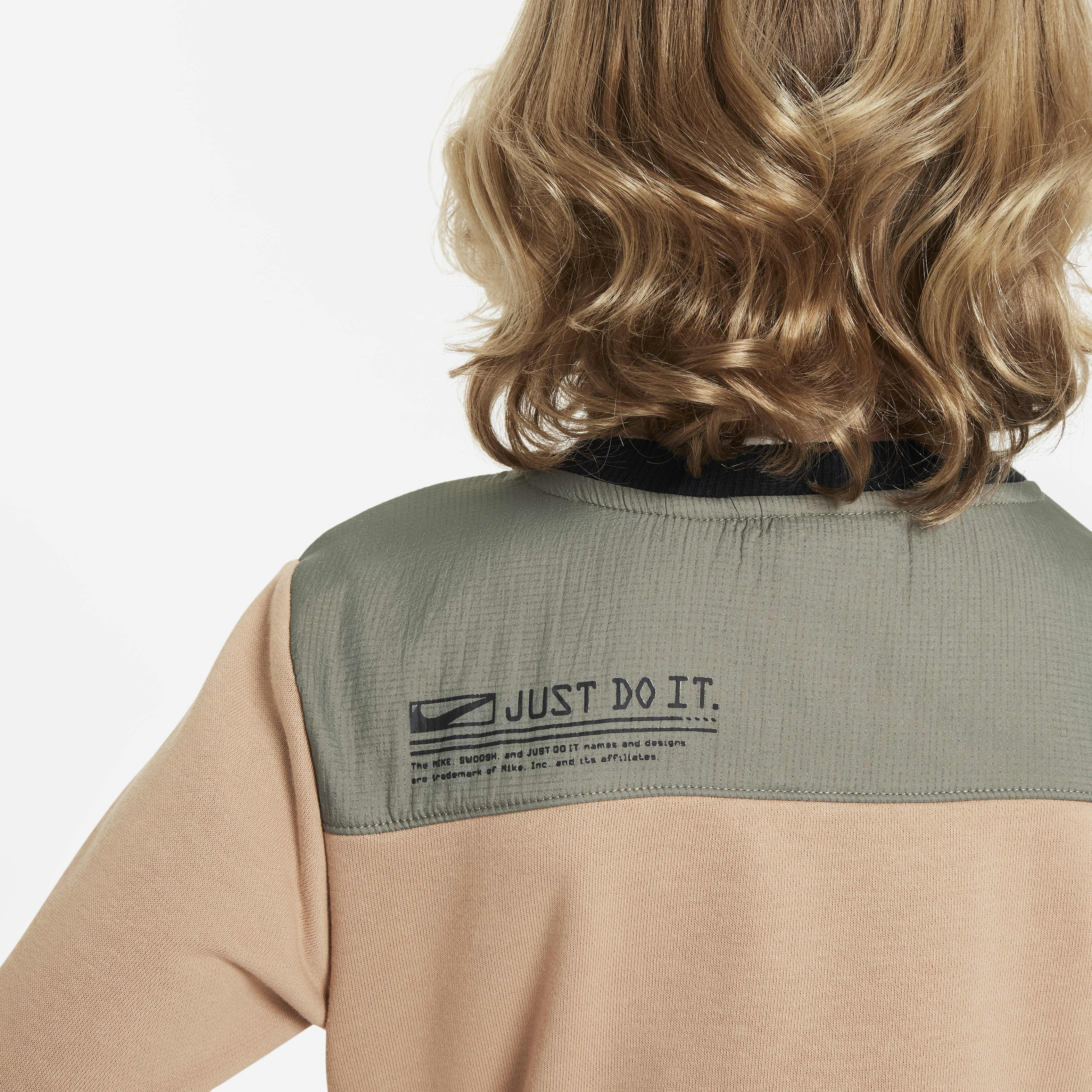 Nike Sportswear Paint Your Future Little Kids' French Terry Crew