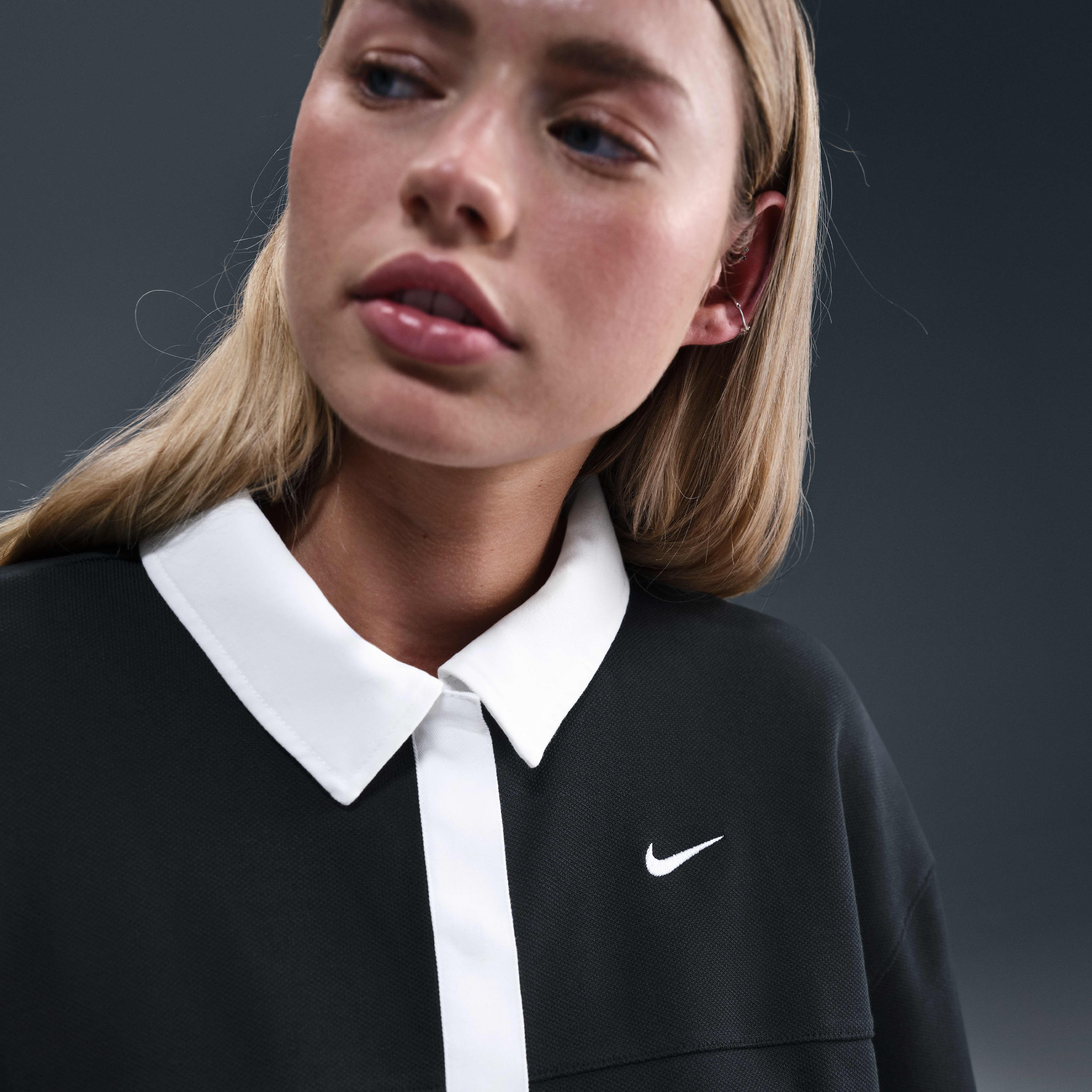 Nike Sportswear Women's Oversized Short-Sleeve Polo Top