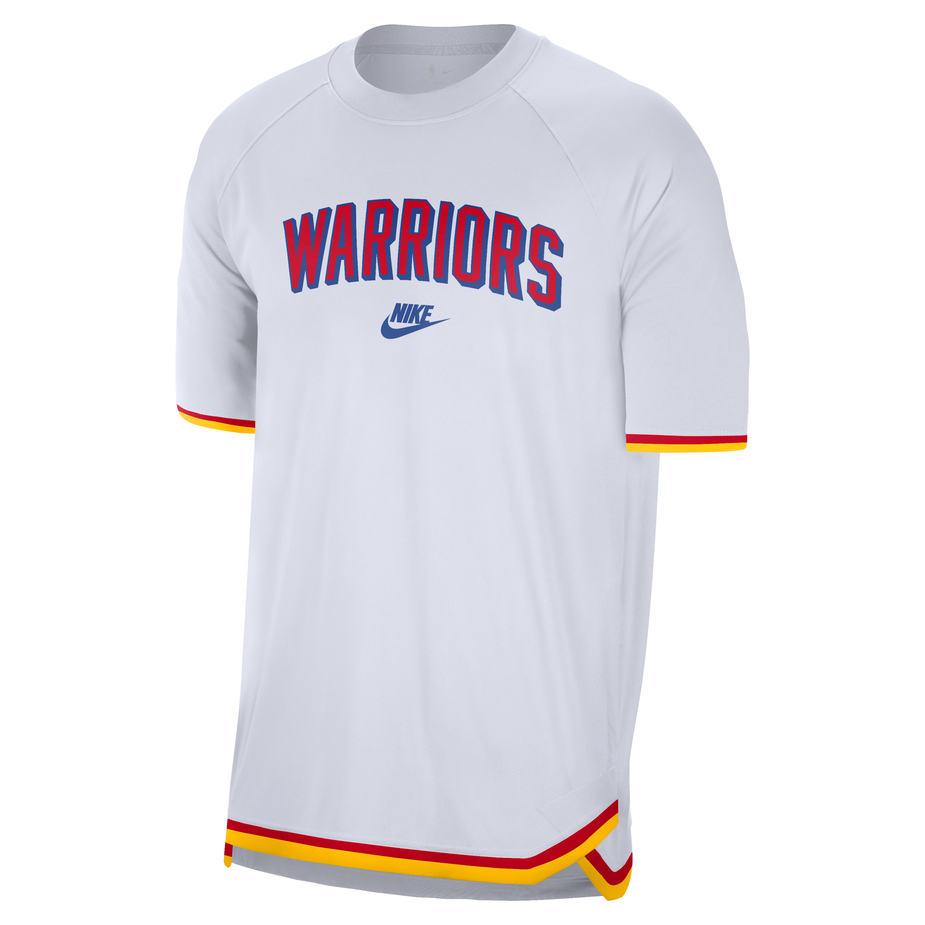 Golden State Warriors Hardwood Classics Men's Nike Dri-FIT NBA Short-Sleeve Pregame Top