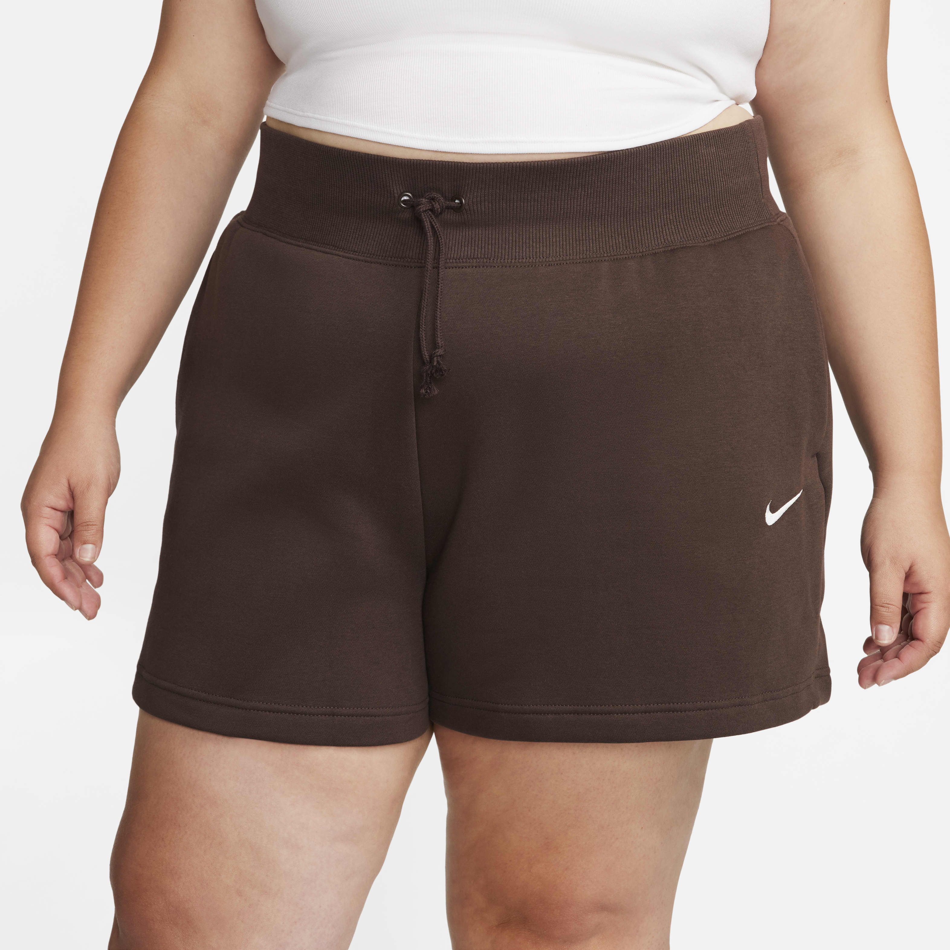 Nike Sportswear Phoenix Fleece Women's High-Waisted Loose Shorts (Plus Size)