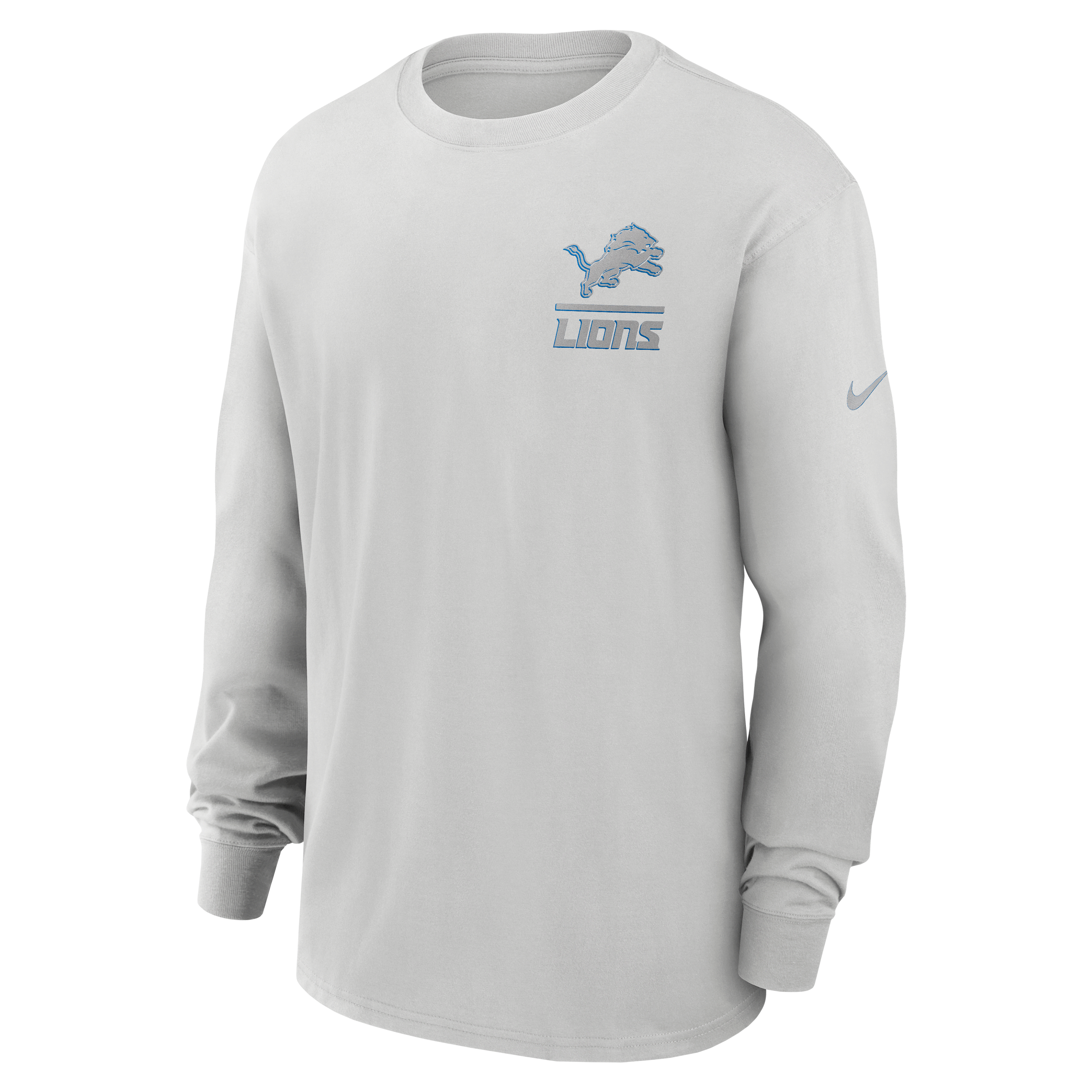 Detroit Lions Essential Heavy Max90 Men's Nike NFL Long-Sleeve T-Shirt