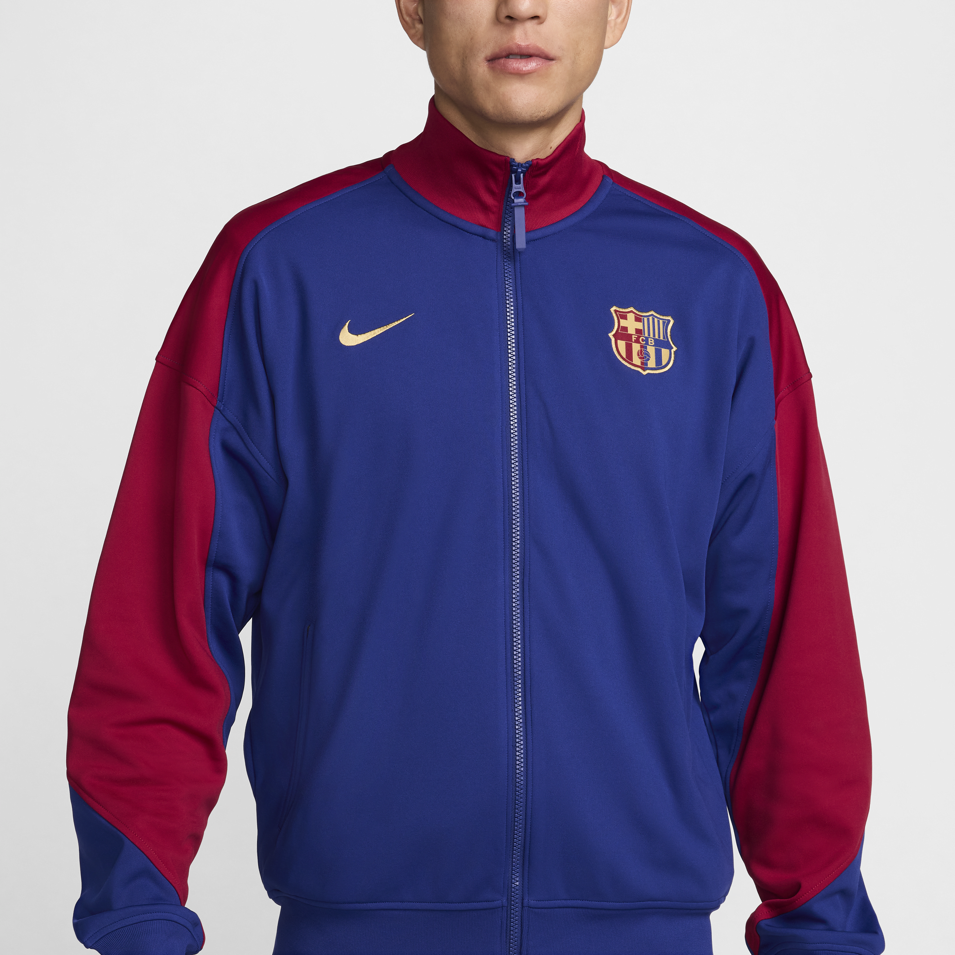 FC Barcelona Academy Pro Home Men's Nike Dri-FIT Soccer Anthem Jacket