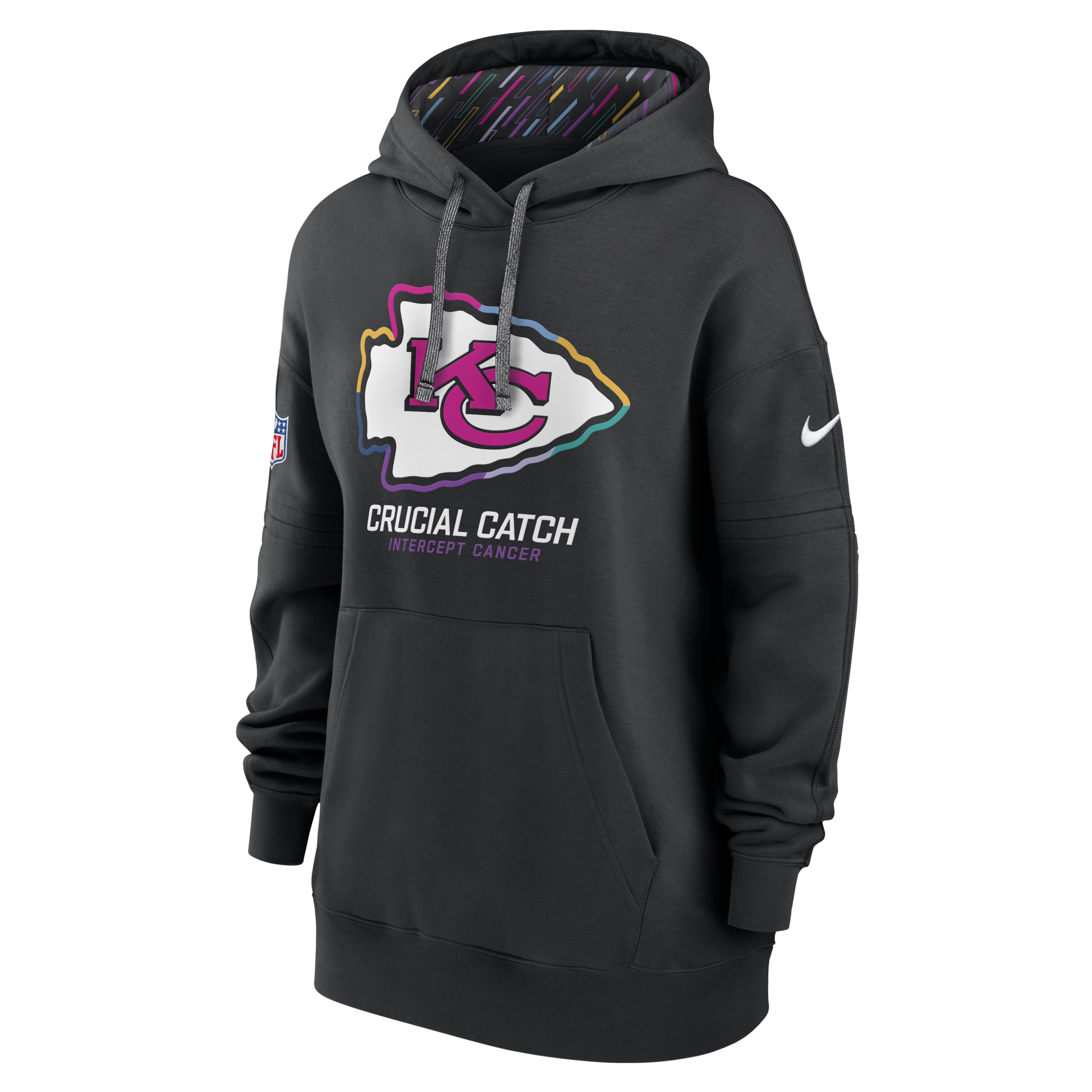 Kansas City Chiefs Crucial Catch Club Women's Nike NFL Pullover Hoodie