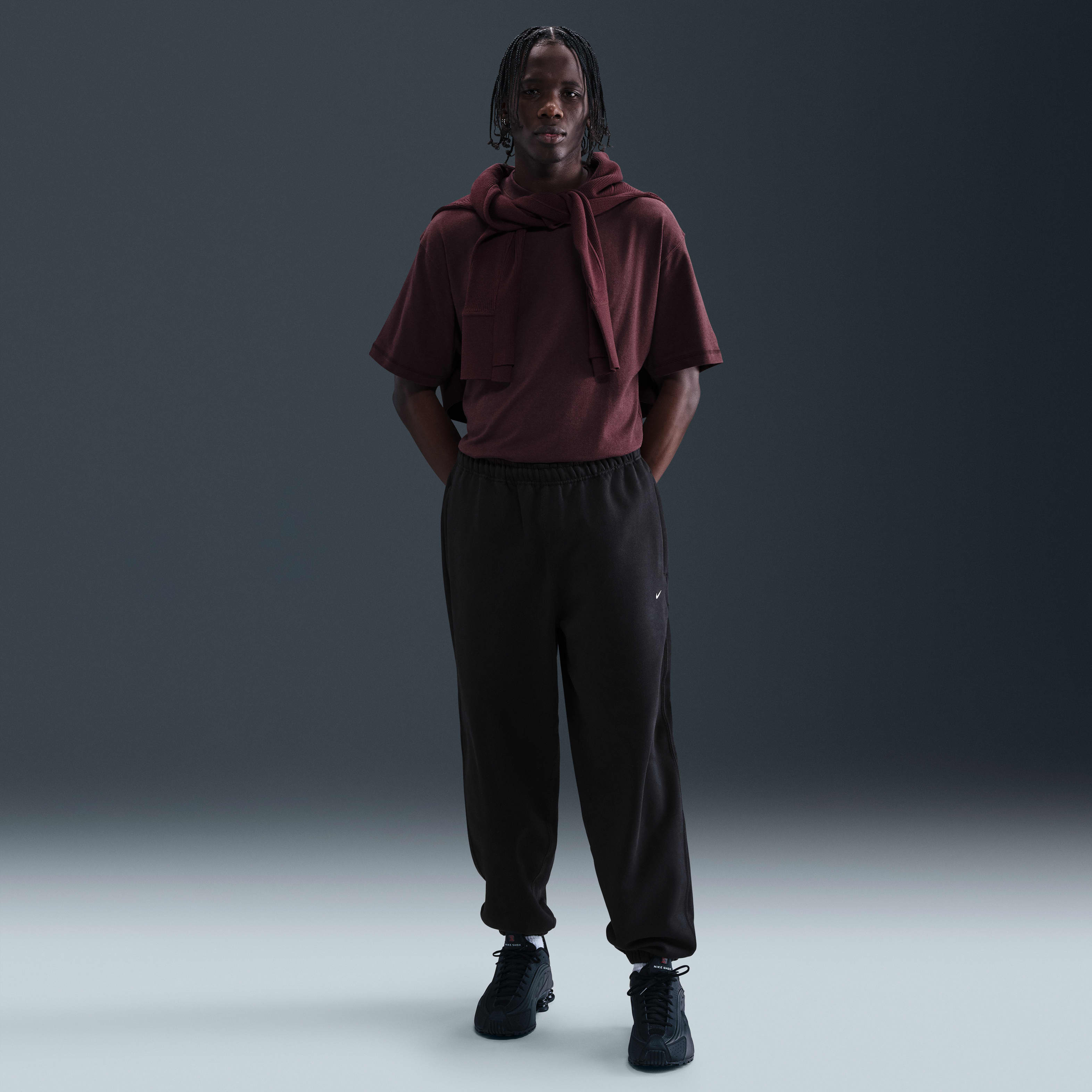 Nike Solo Swoosh Men's Cuffed Fleece Pants