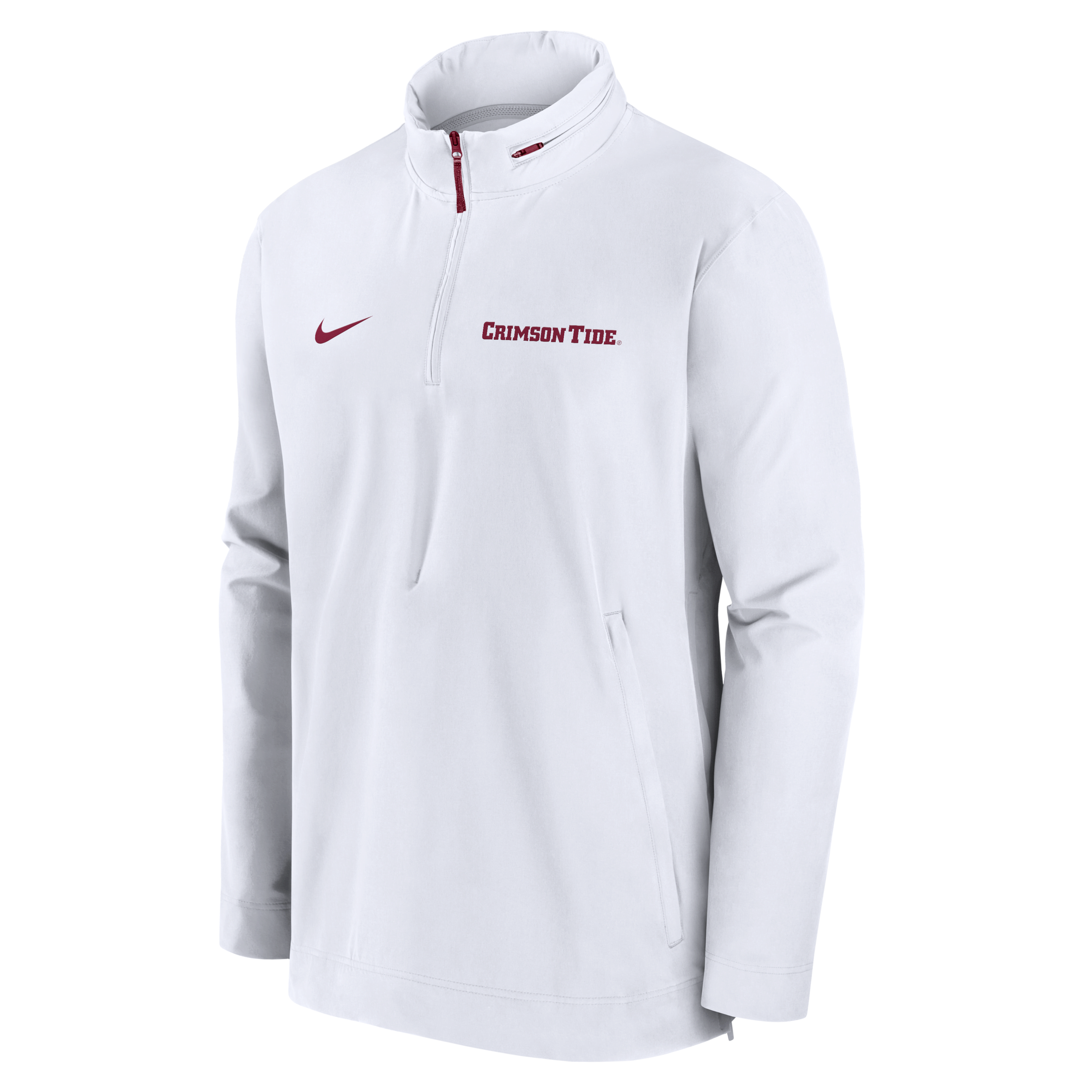 Alabama Crimson Tide Sideline Coach Men's Nike College 1/2-Zip Hooded Jacket