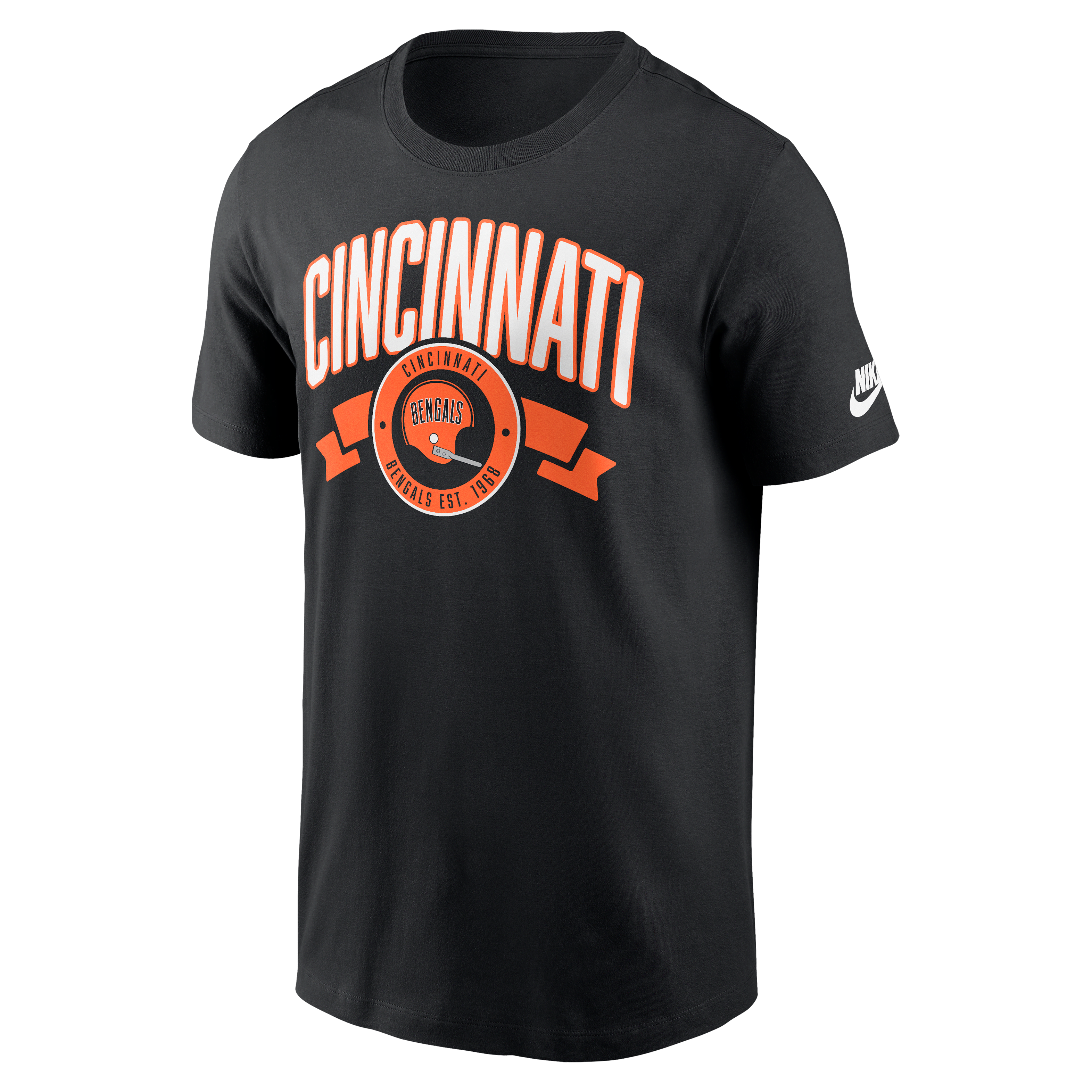 Cincinnati Bengals Rewind Logo Essential Men's Nike NFL T-Shirt