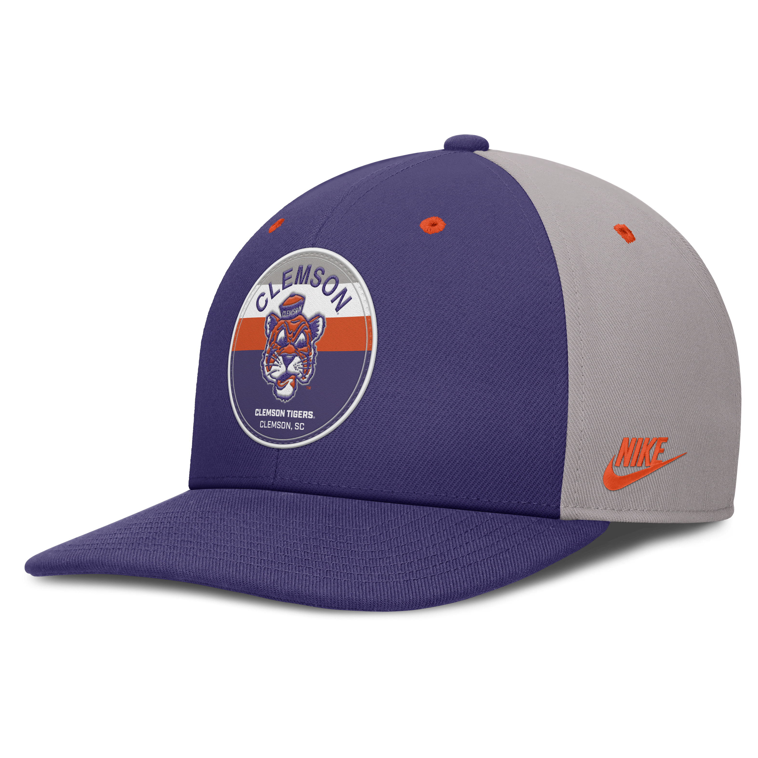 Clemson Athletic Prep Pro Men's Nike Dri-FIT College Adjustable Hat