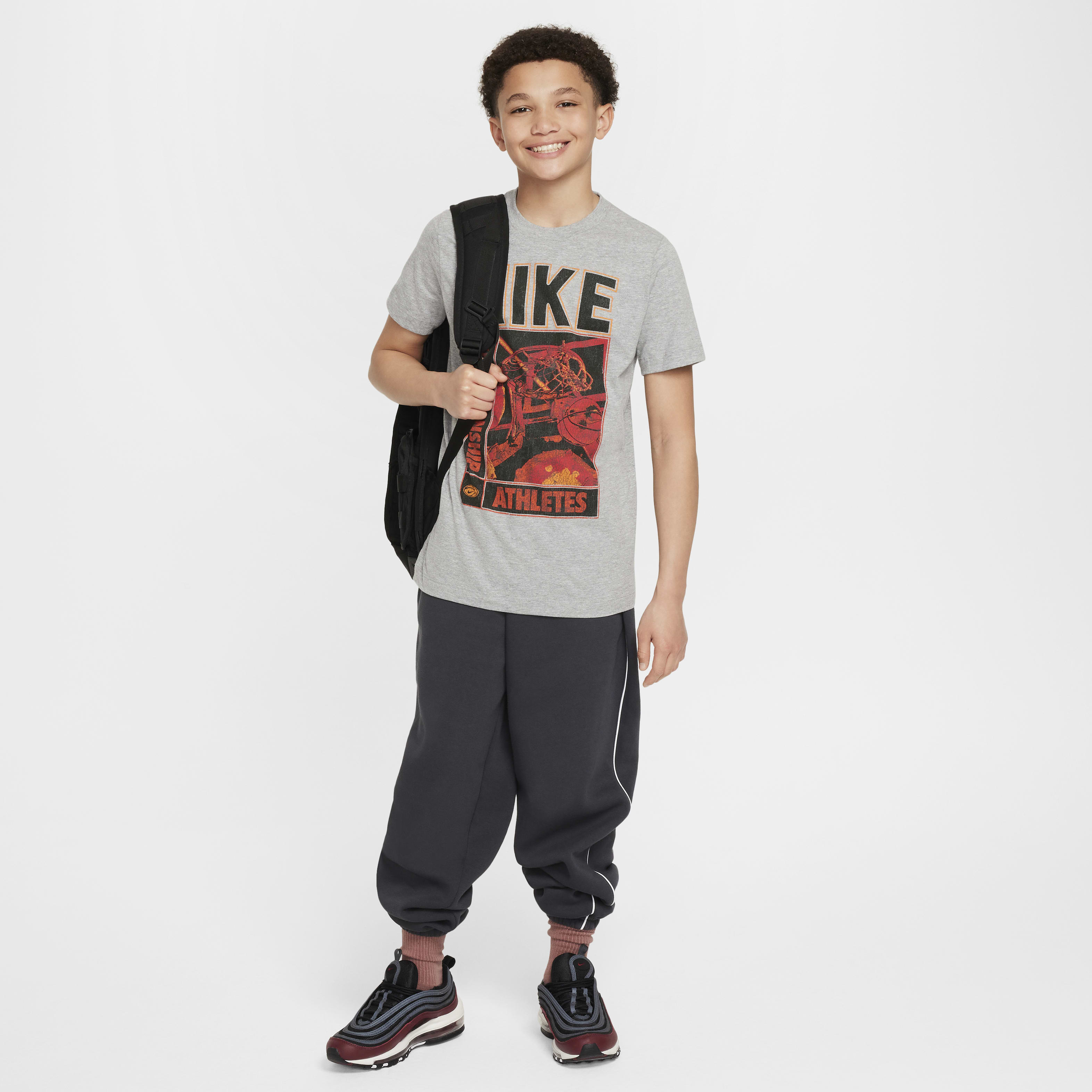 Nike Sportswear Big Kids' Crew-Neck T-Shirt