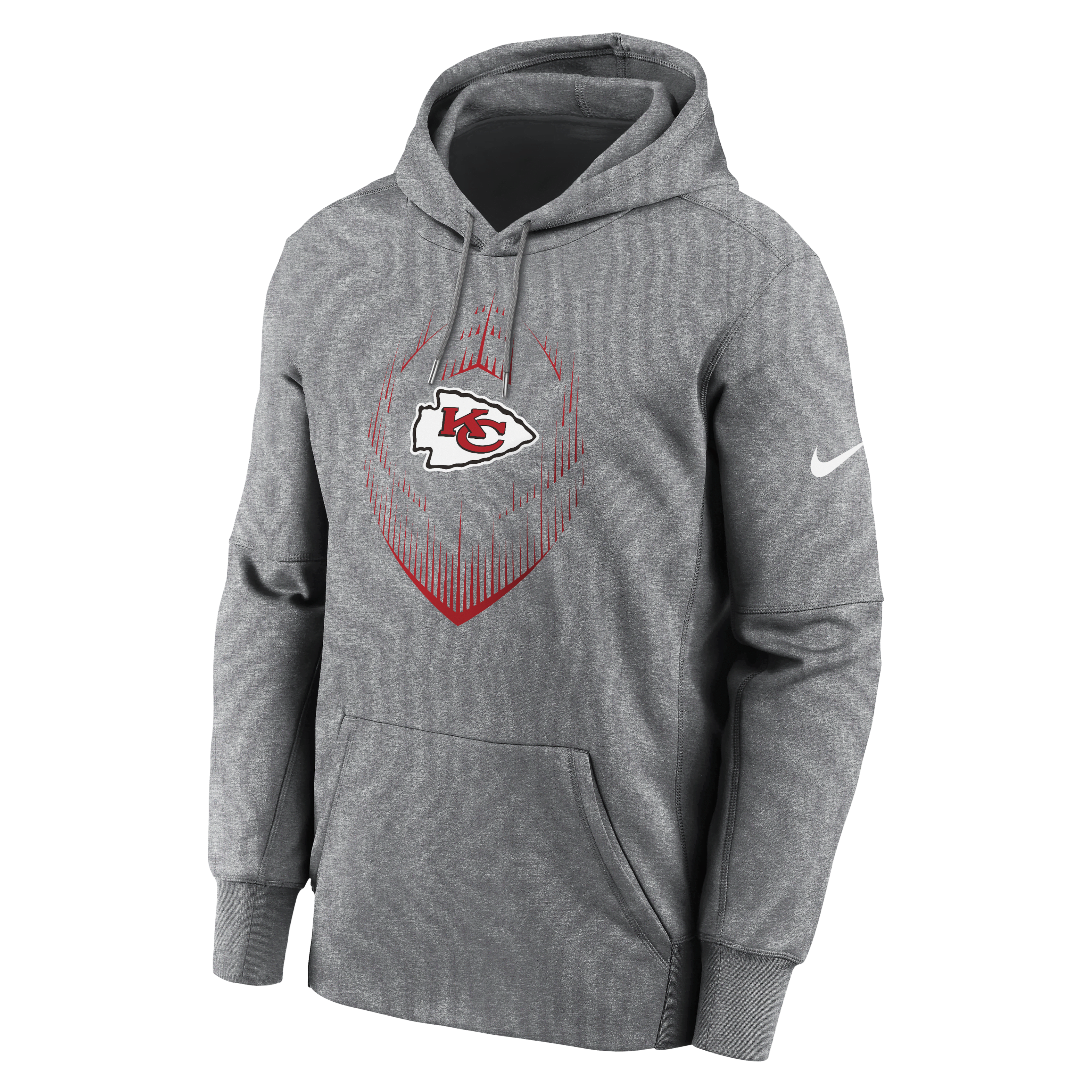 Kansas City Chiefs Icon Men’s Nike Therma NFL Pullover Hoodie