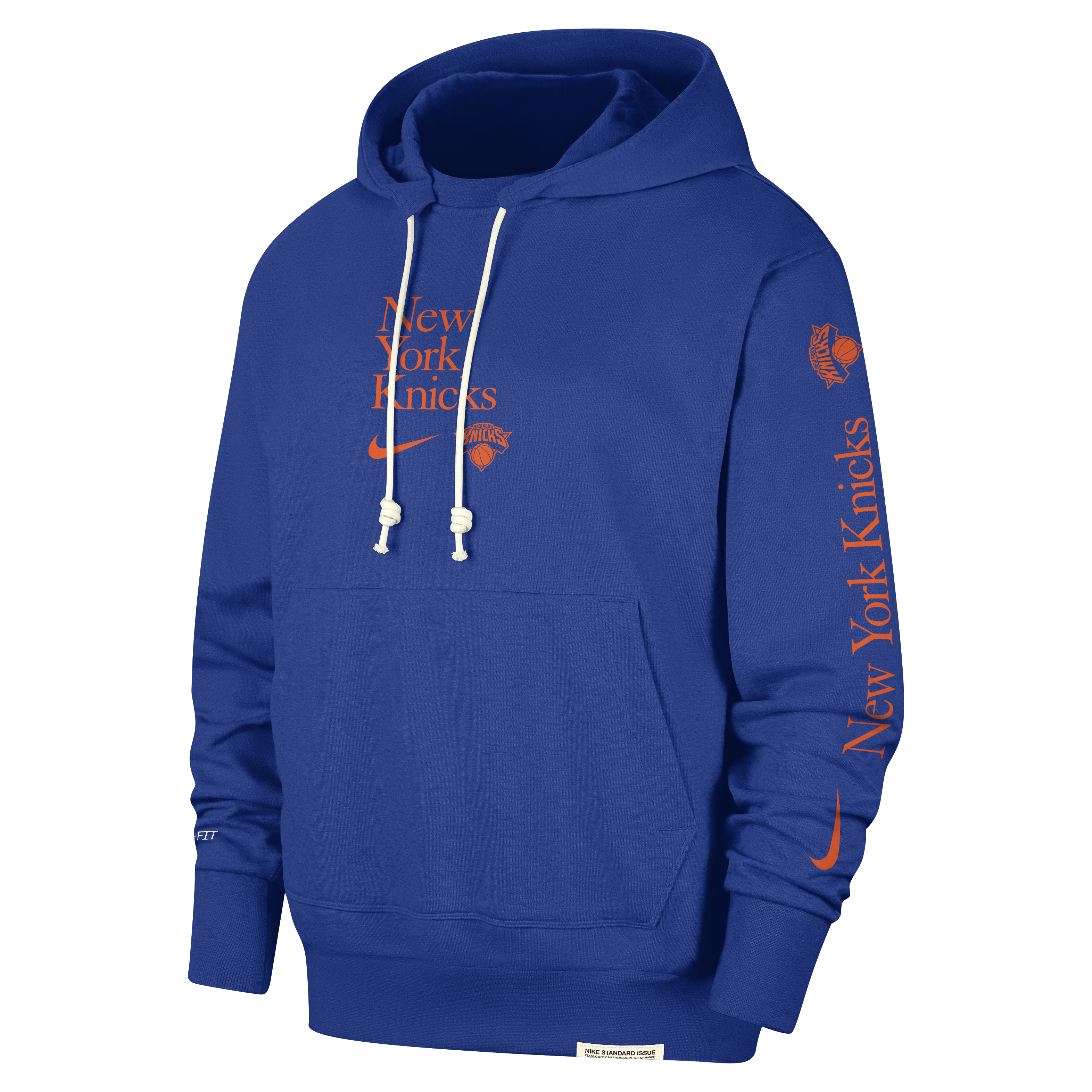 New York Knicks Standard Issue Courtside Men's Nike Dri-FIT NBA Hoodie