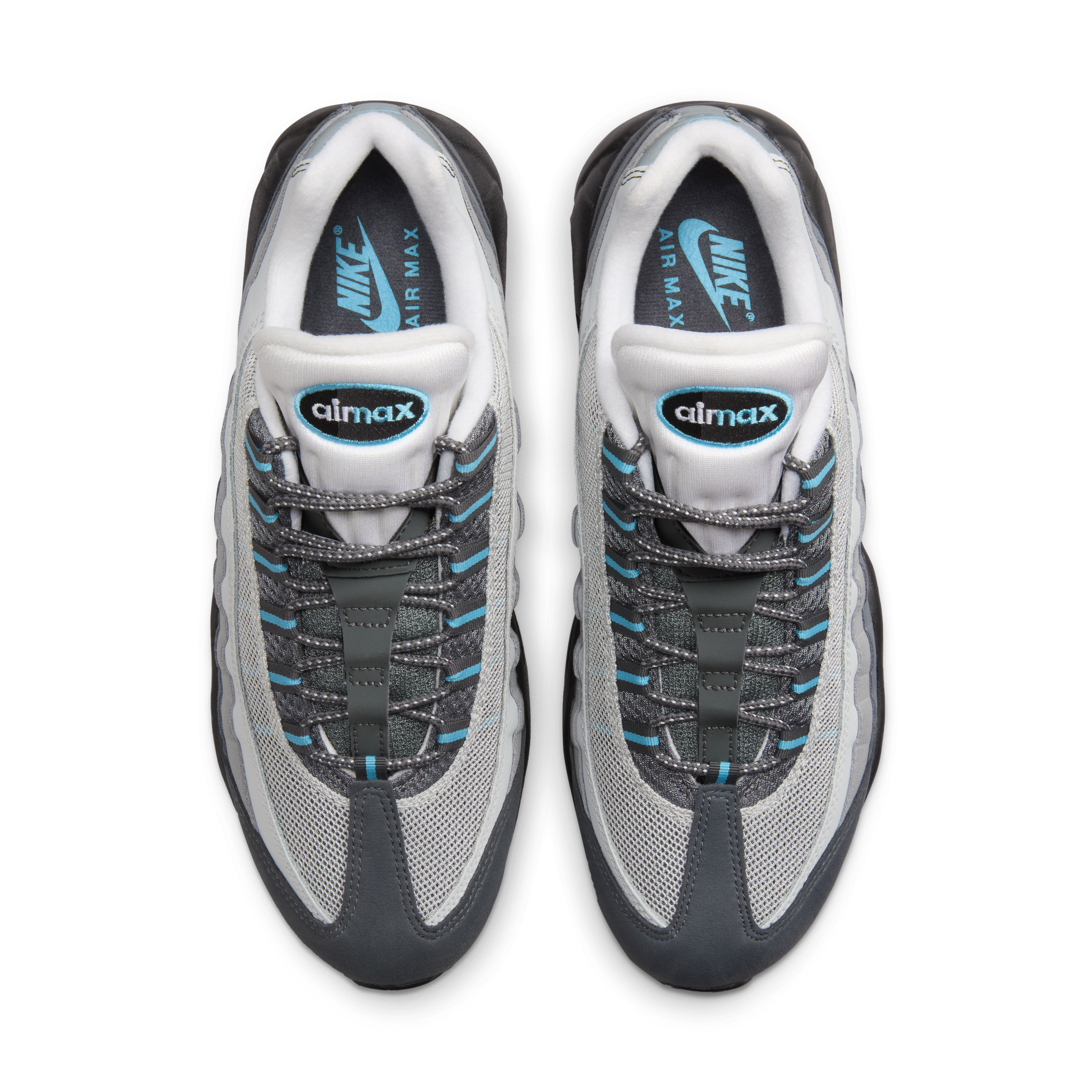 air max 95 grey fog laser blue