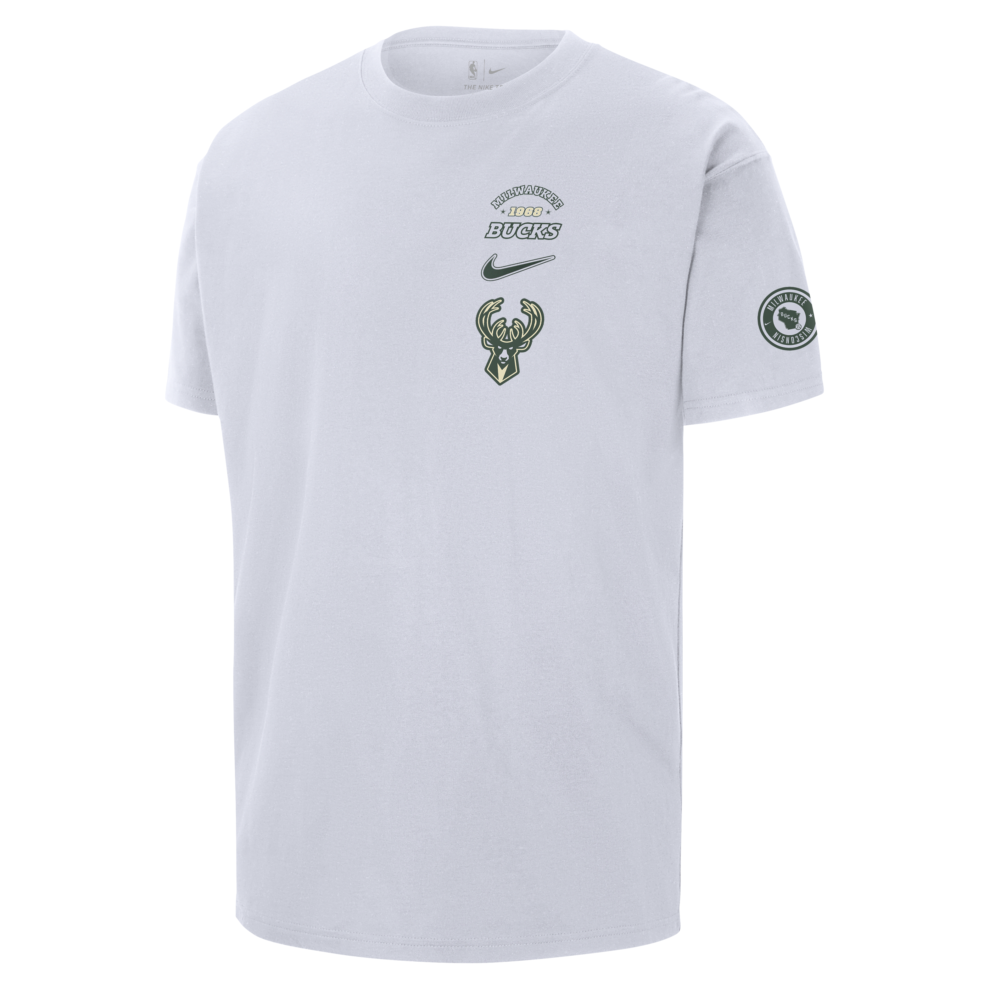 Milwaukee Bucks Courtside Men's Nike NBA T-Shirt