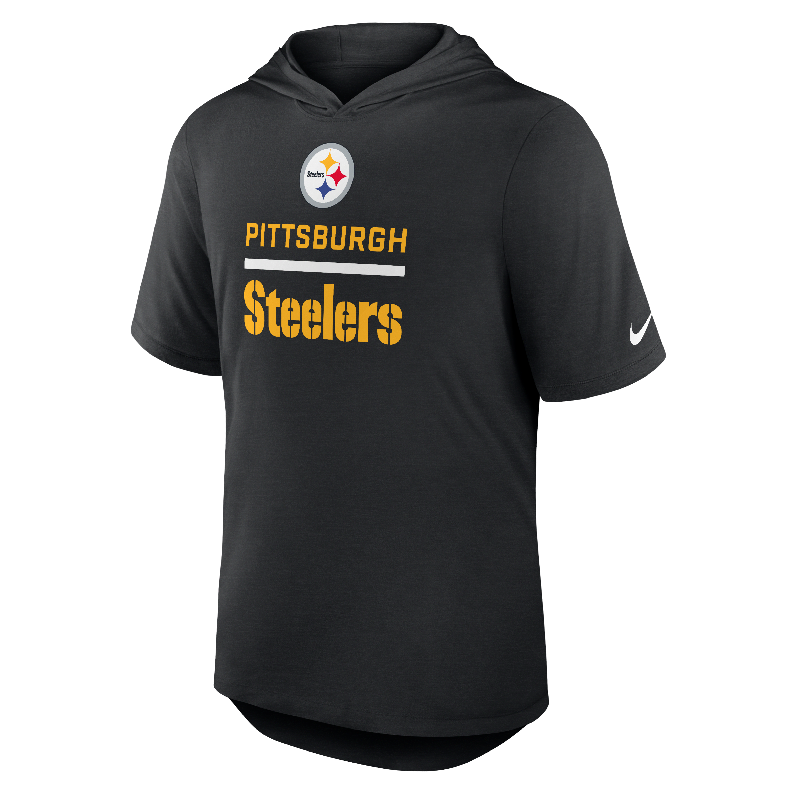 Pittsburgh Steelers Men's Nike Dri-FIT NFL Hooded T-Shirt