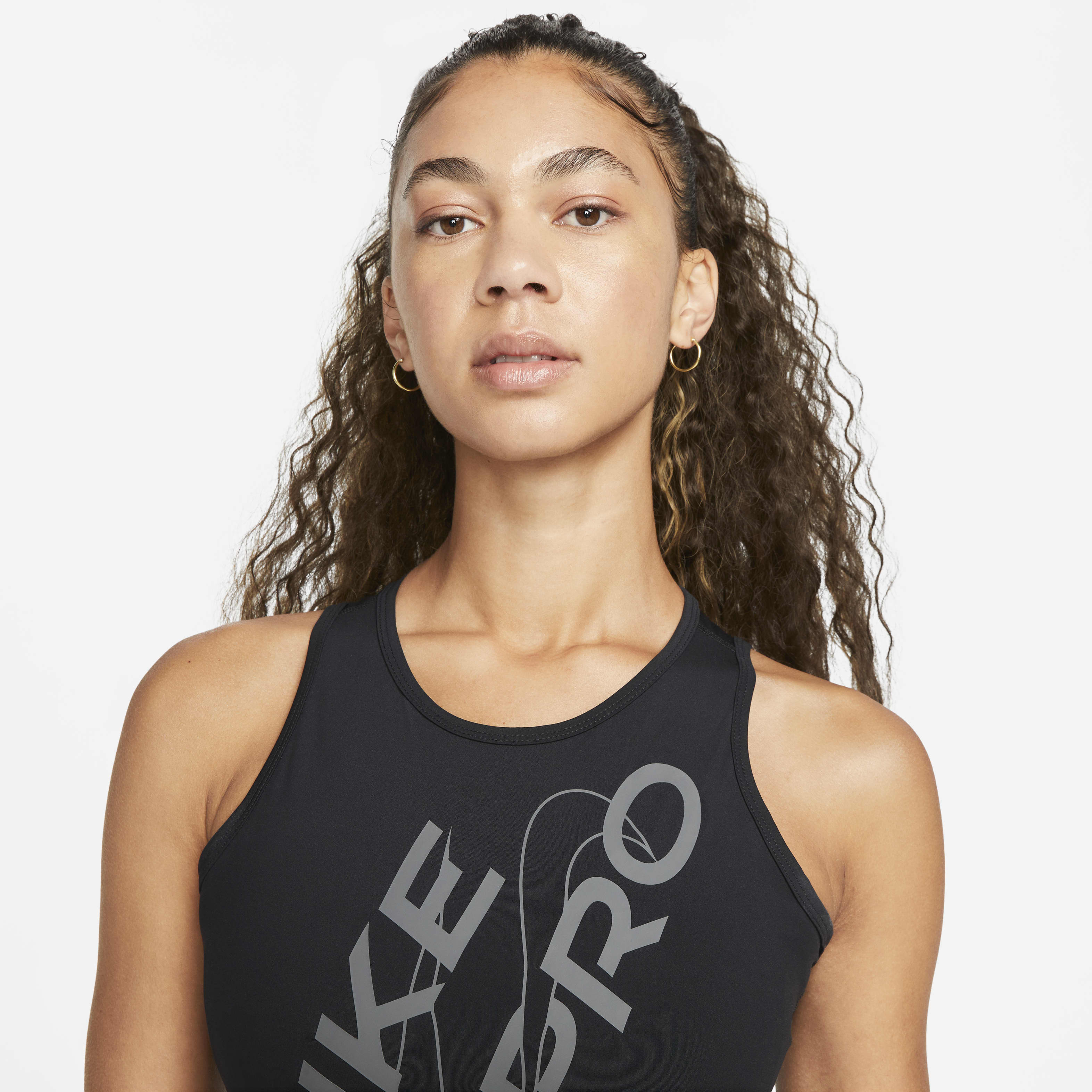 Nike Pro Intertwist Crop Tank Top Ladies Nike Women's Pro