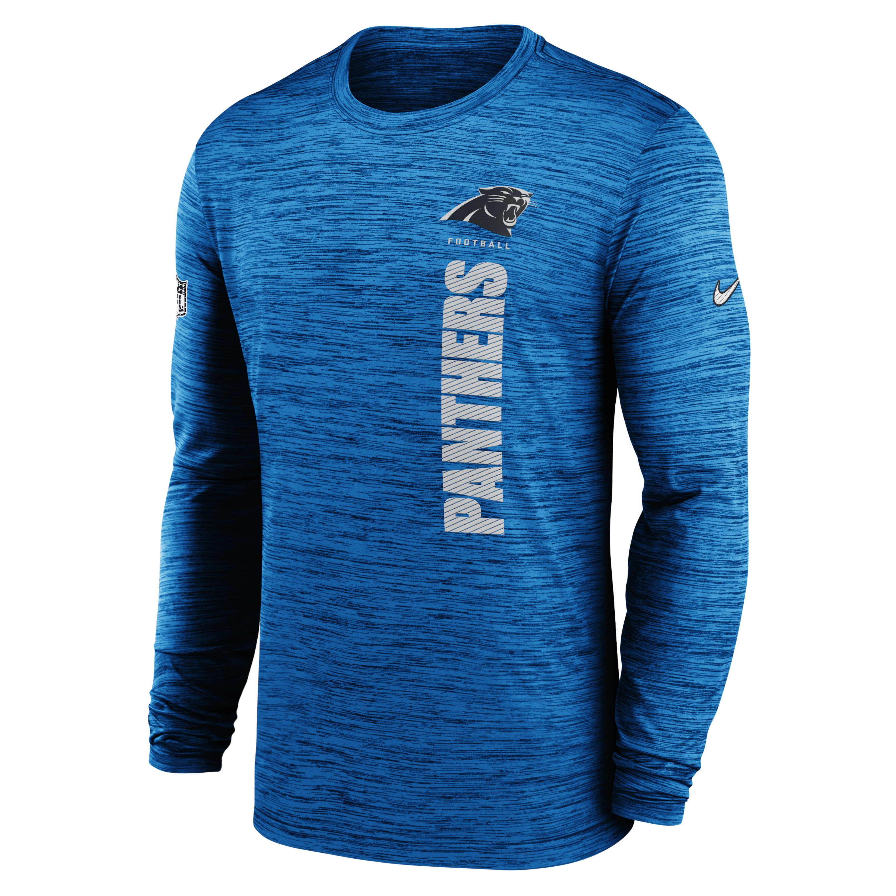 Carolina Panthers Sideline Velocity Men's Nike Dri-FIT NFL Long-Sleeve T-Shirt