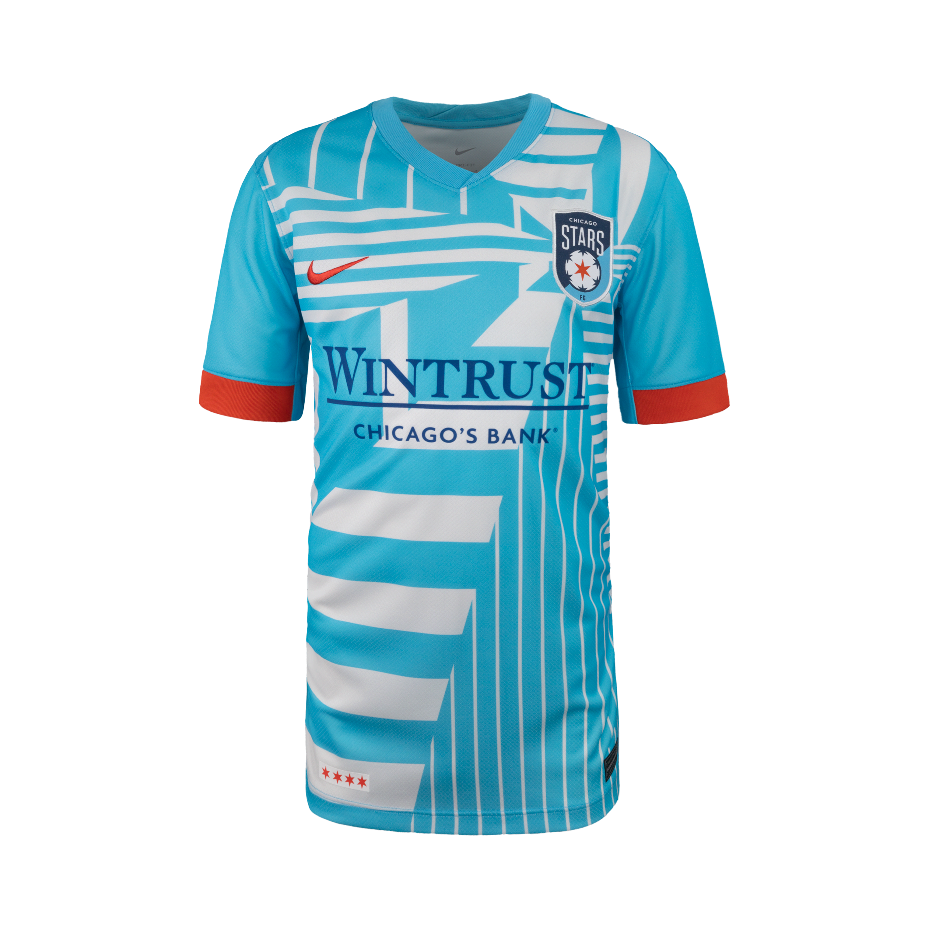 Chicago Stars FC 2025 Stadium Home Big Kids' Nike Dri-FIT NWSL Replica Jersey
