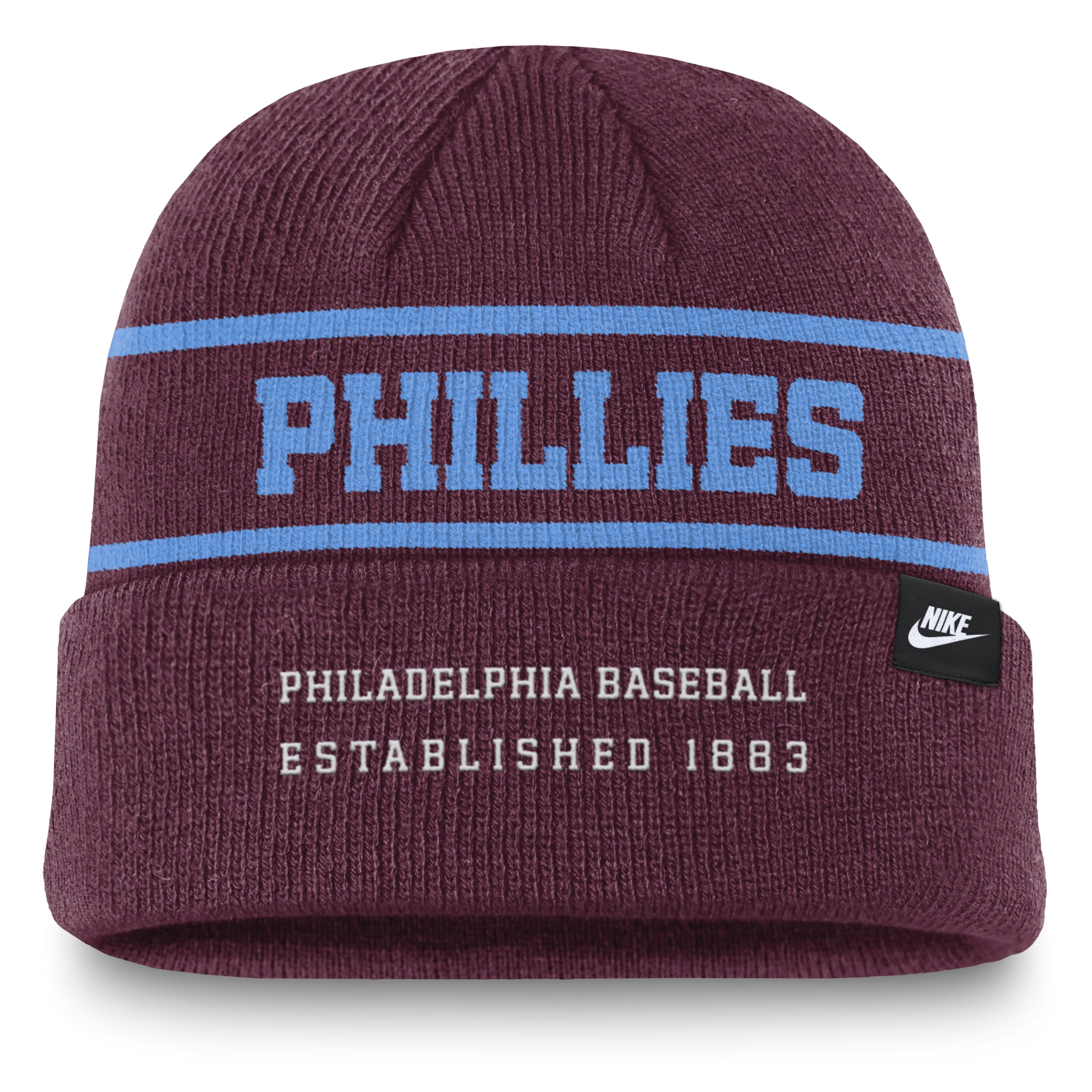 Philadelphia Phillies Rewind Terra Men's Nike MLB Cuffed Beanie