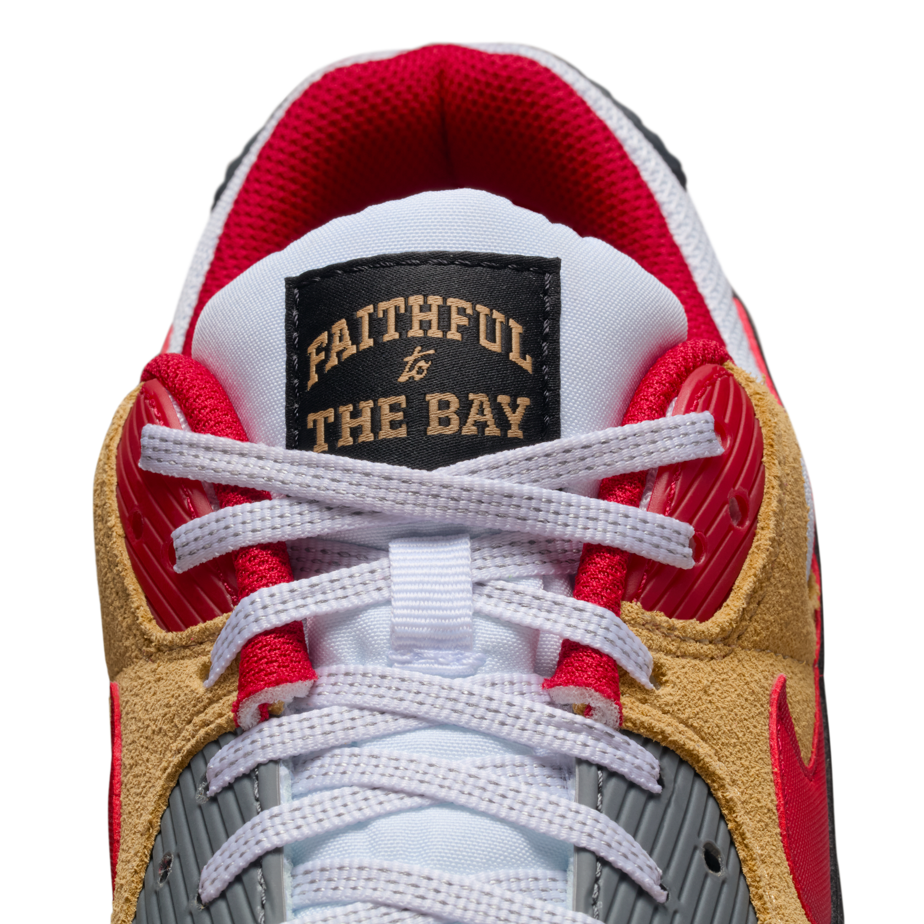 San Francisco 49ers Air Max 90 Men's Nike Shoes