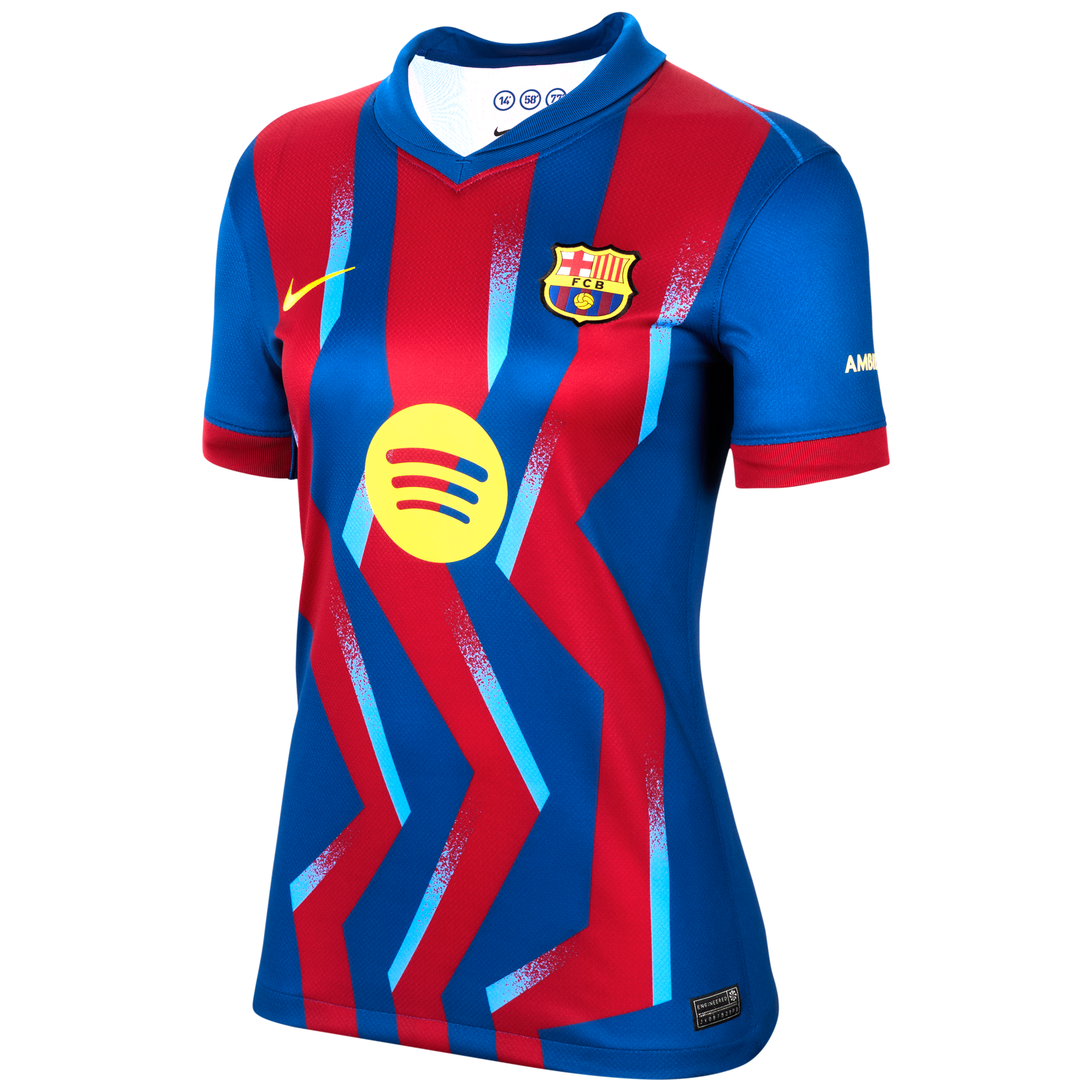 Lamine Yamal Barcelona 2025/26 Stadium Fourth Women's Nike Dri-FIT Soccer Jersey