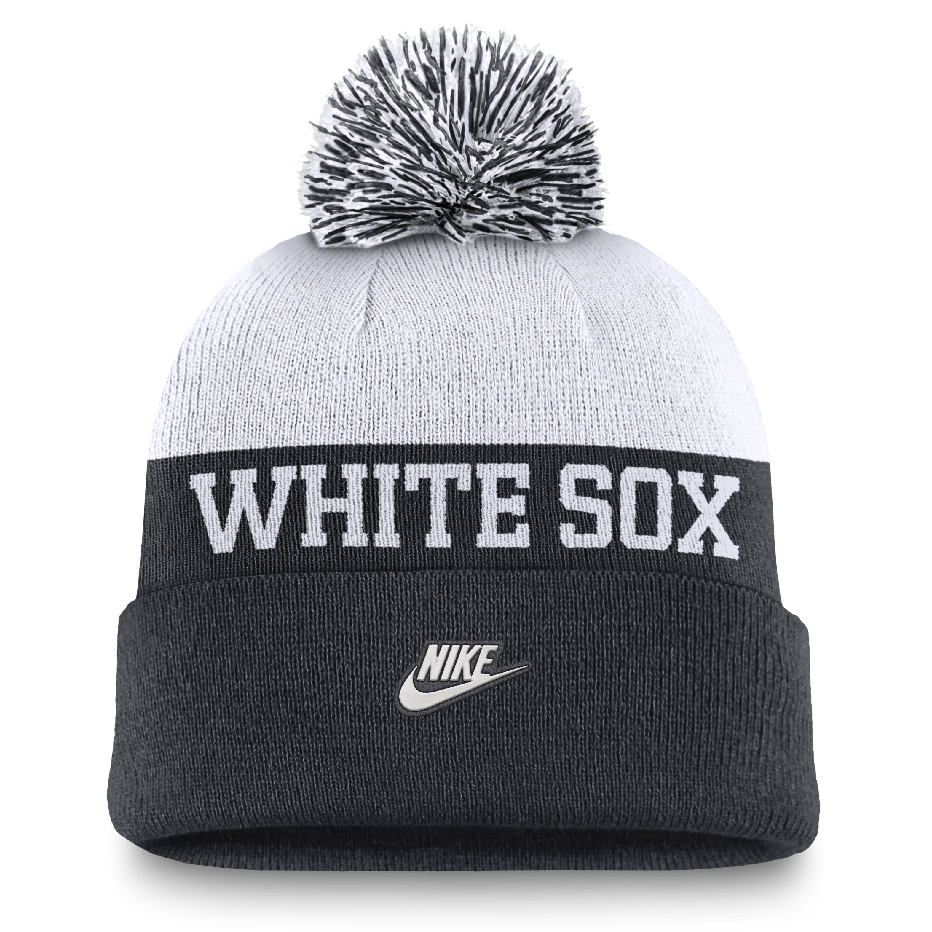 Chicago White Sox Rewind Peak Men's Nike MLB Cuffed Pom Beanie