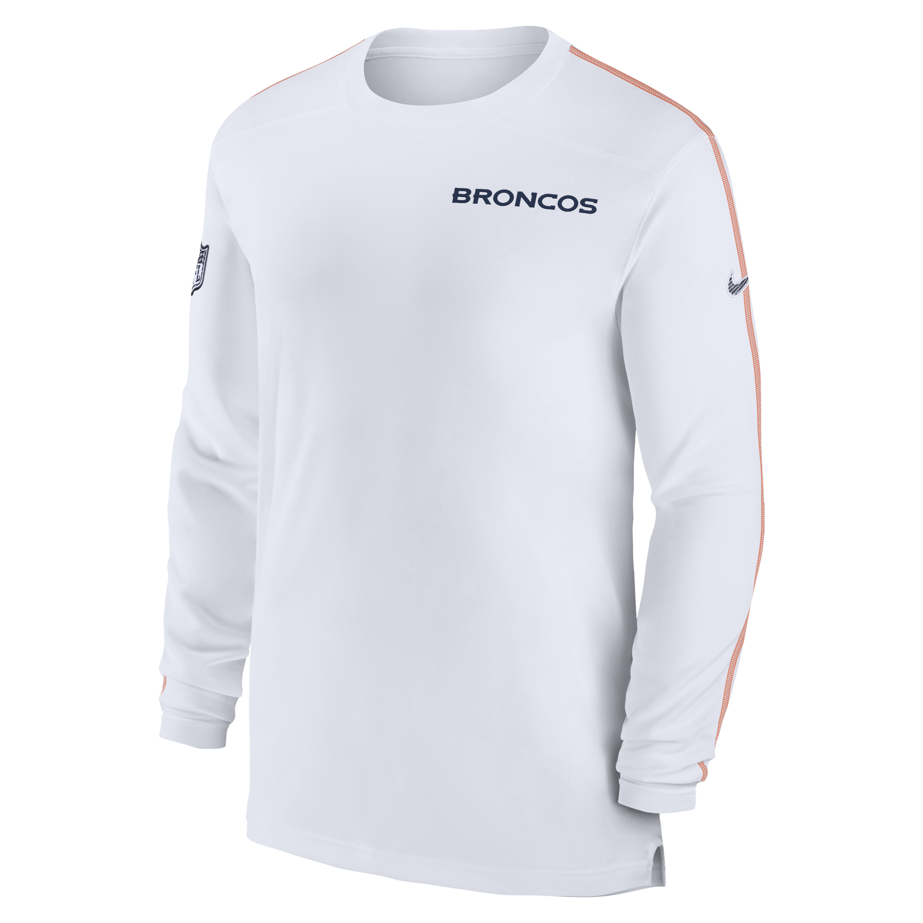 Denver Broncos Sideline Coach Men's Nike Dri-FIT NFL Long-Sleeve Top