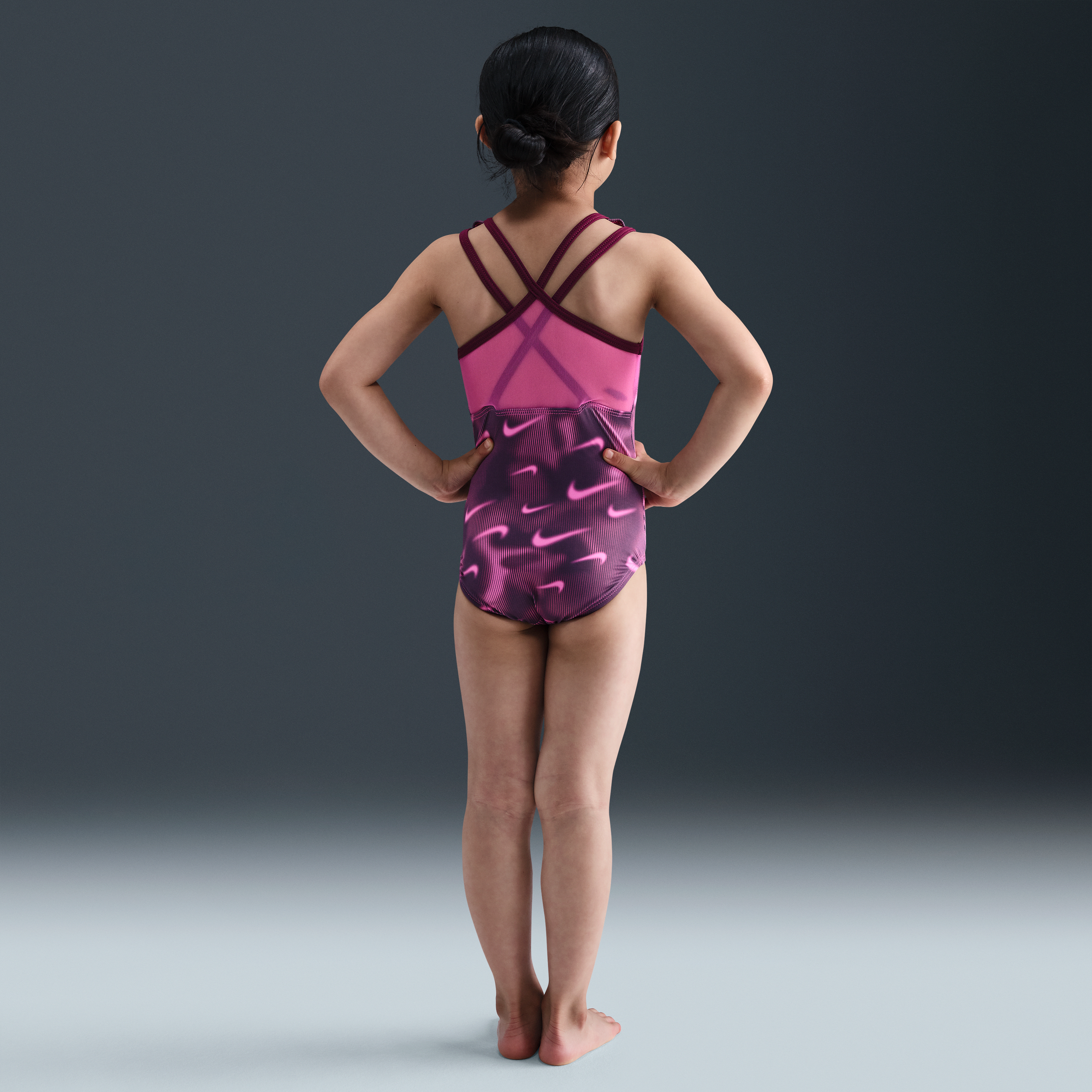 Nike Gymnastics Smoky Swoosh Leotard