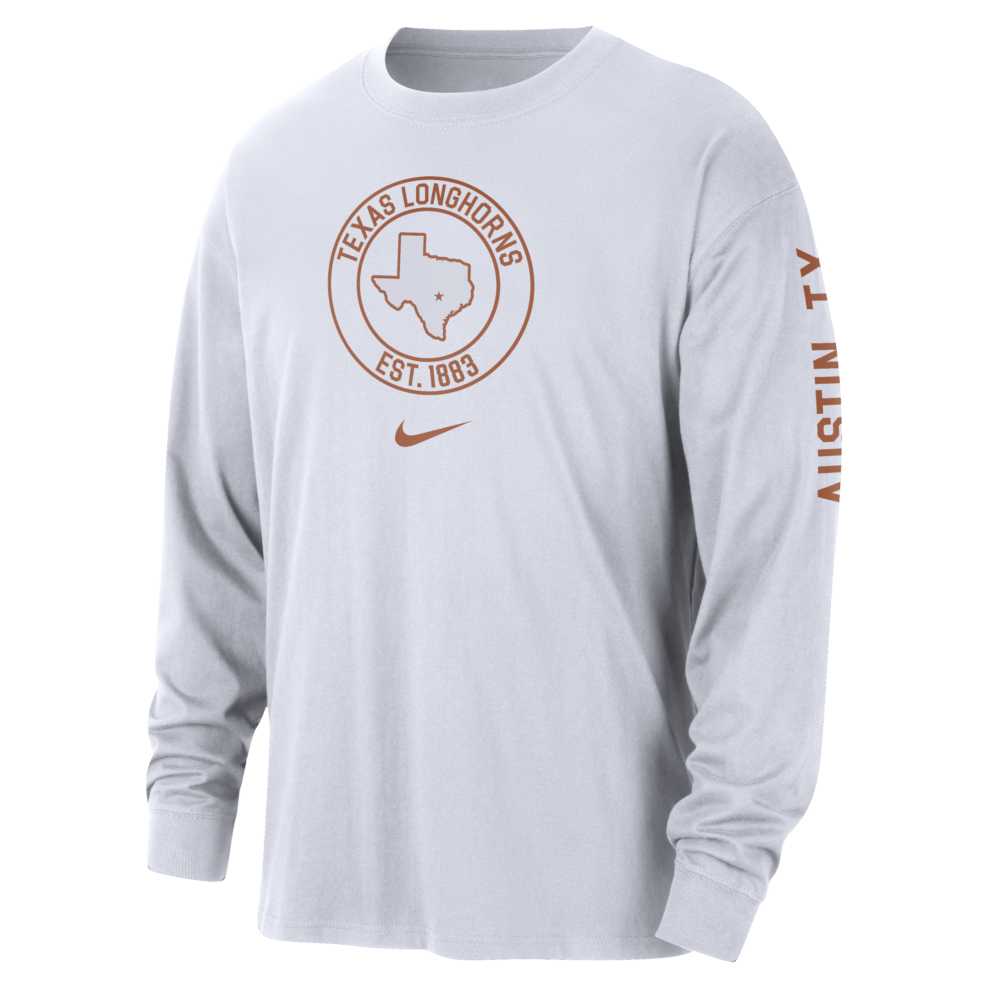 Texas Max90 Men's Nike College Long-Sleeve T-Shirt