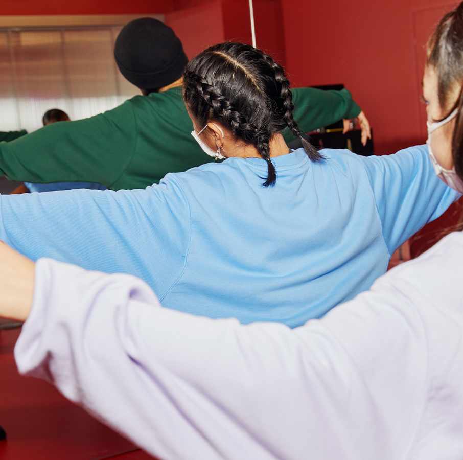 チームであることを大切に目標に向かって踊る