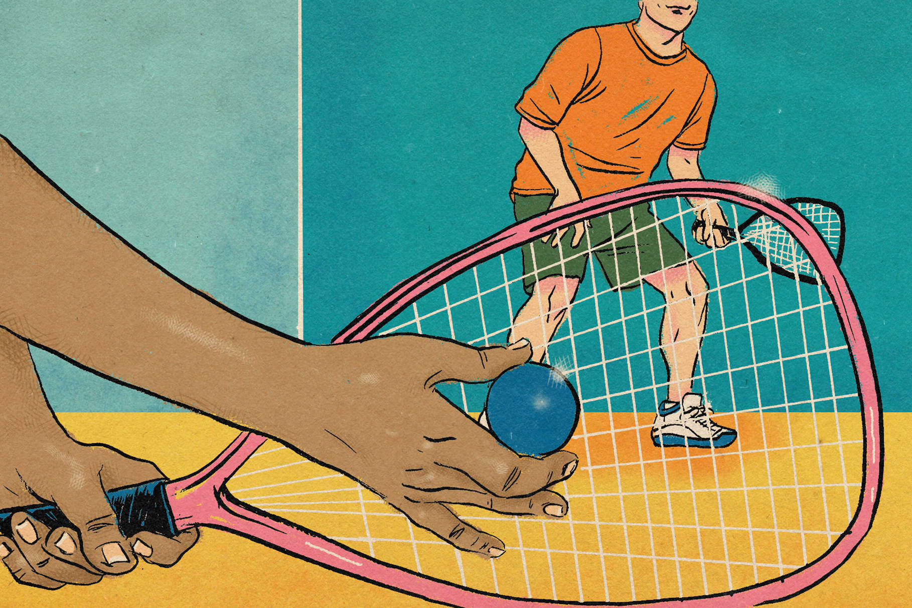 How to play racquetball, according to a coach