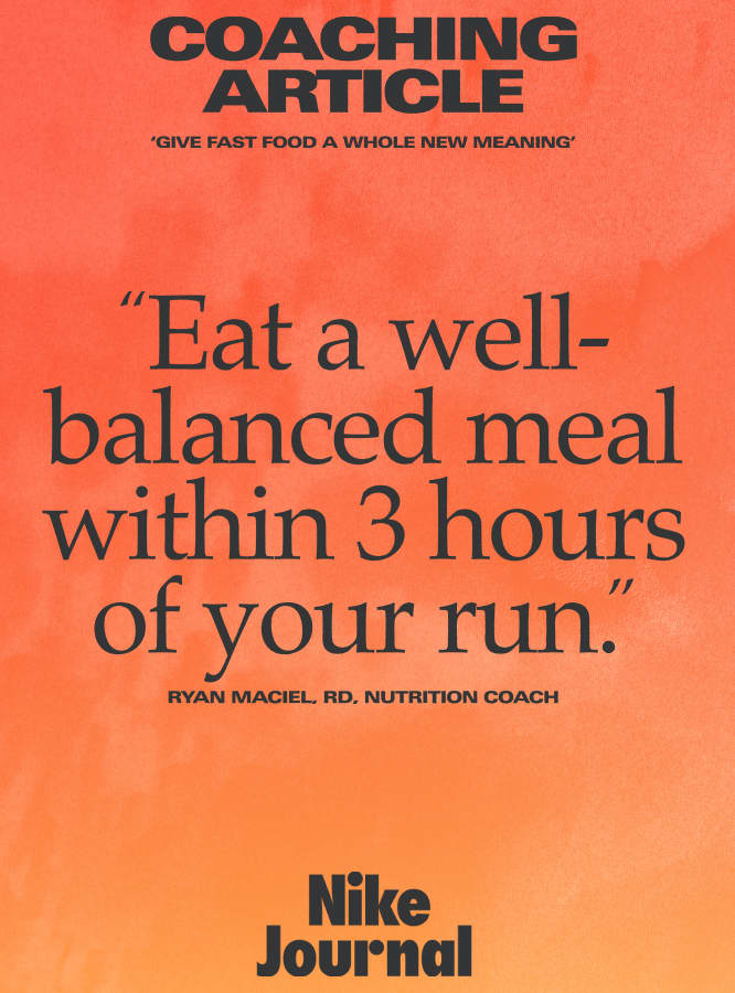 Toujours plus vite, Chapitre 3 : le guide de course de Nike Running