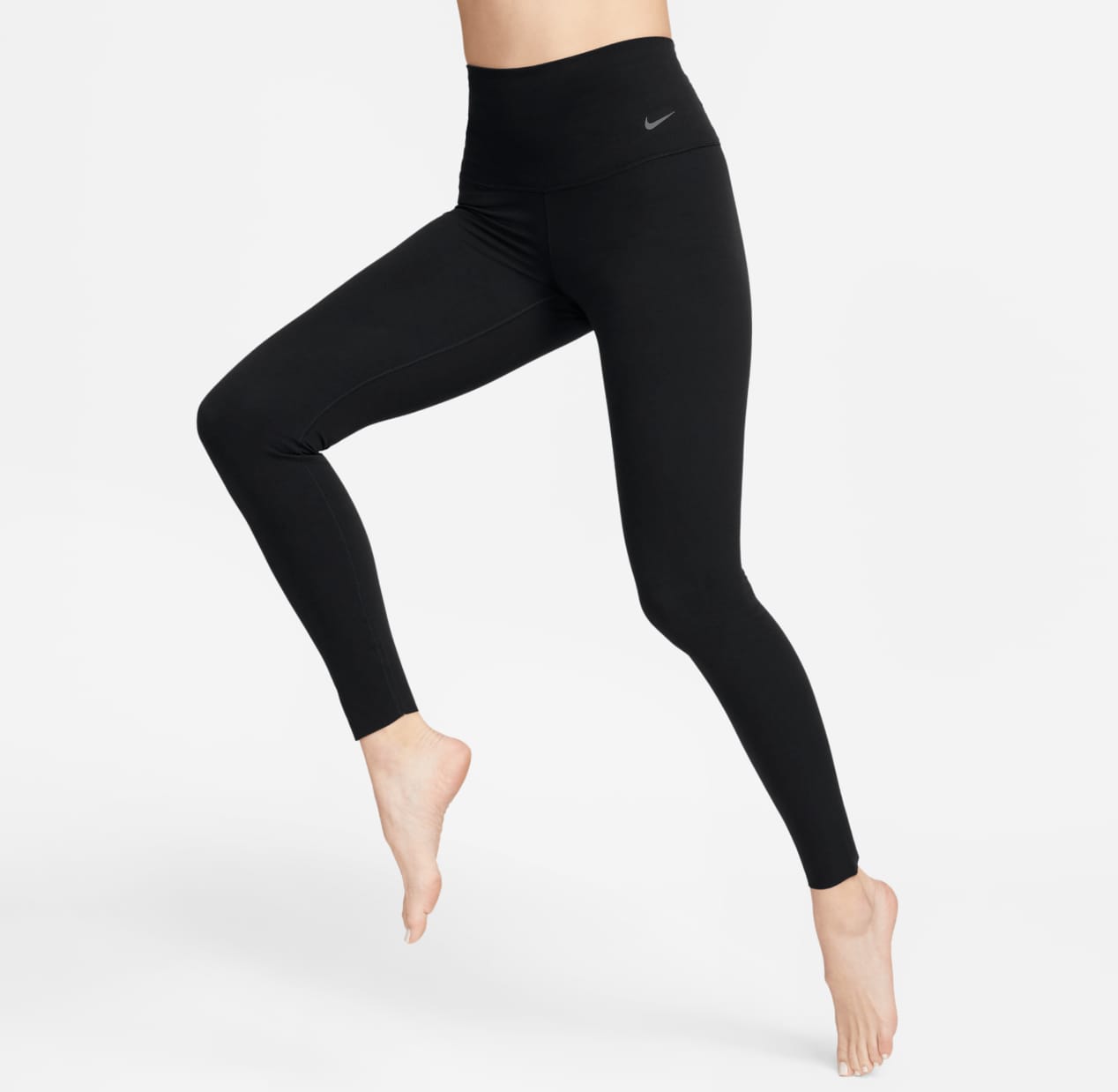 Nike Nadrágok és Testhezálló Nadrágok Nőknek, Magas derekú