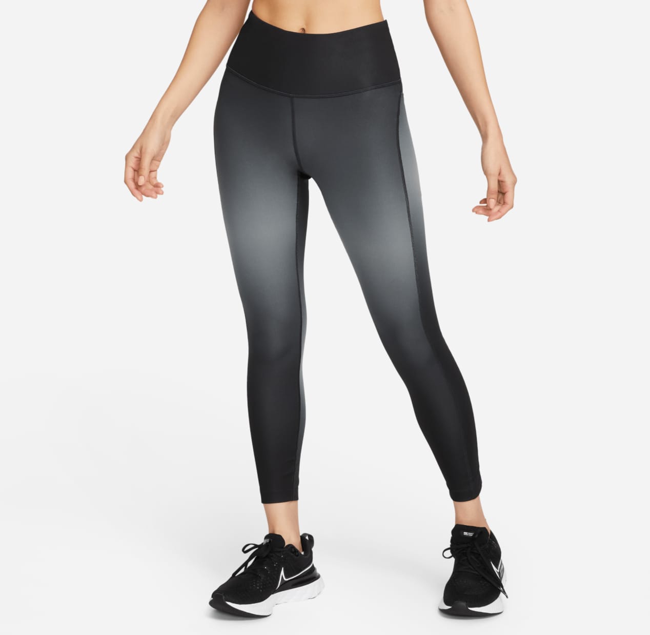 Nike Nadrágok és Testhezálló Nadrágok Nőknek, Középmagas
