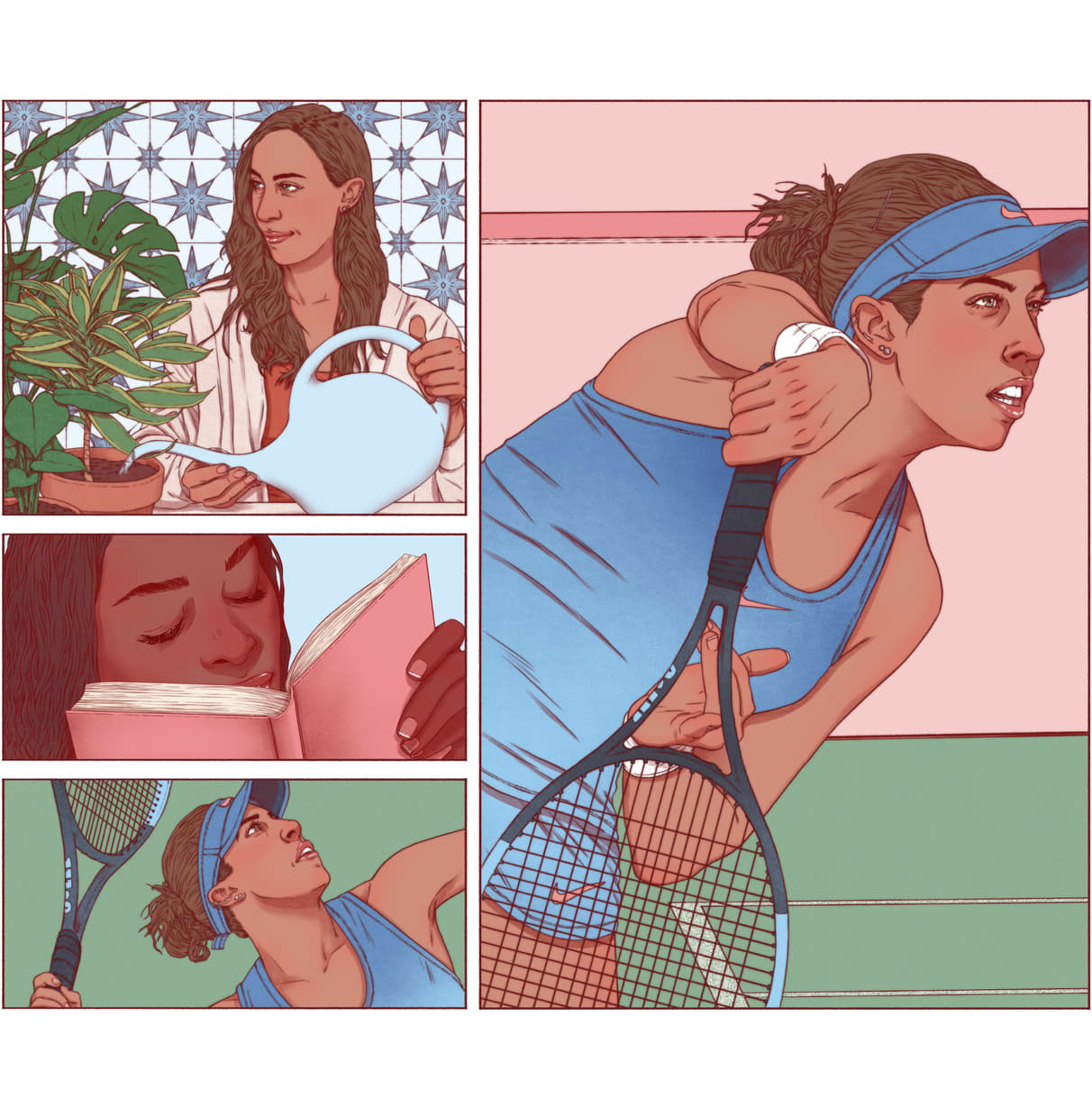 Et interview med Madison Keys og Sloane Stephens