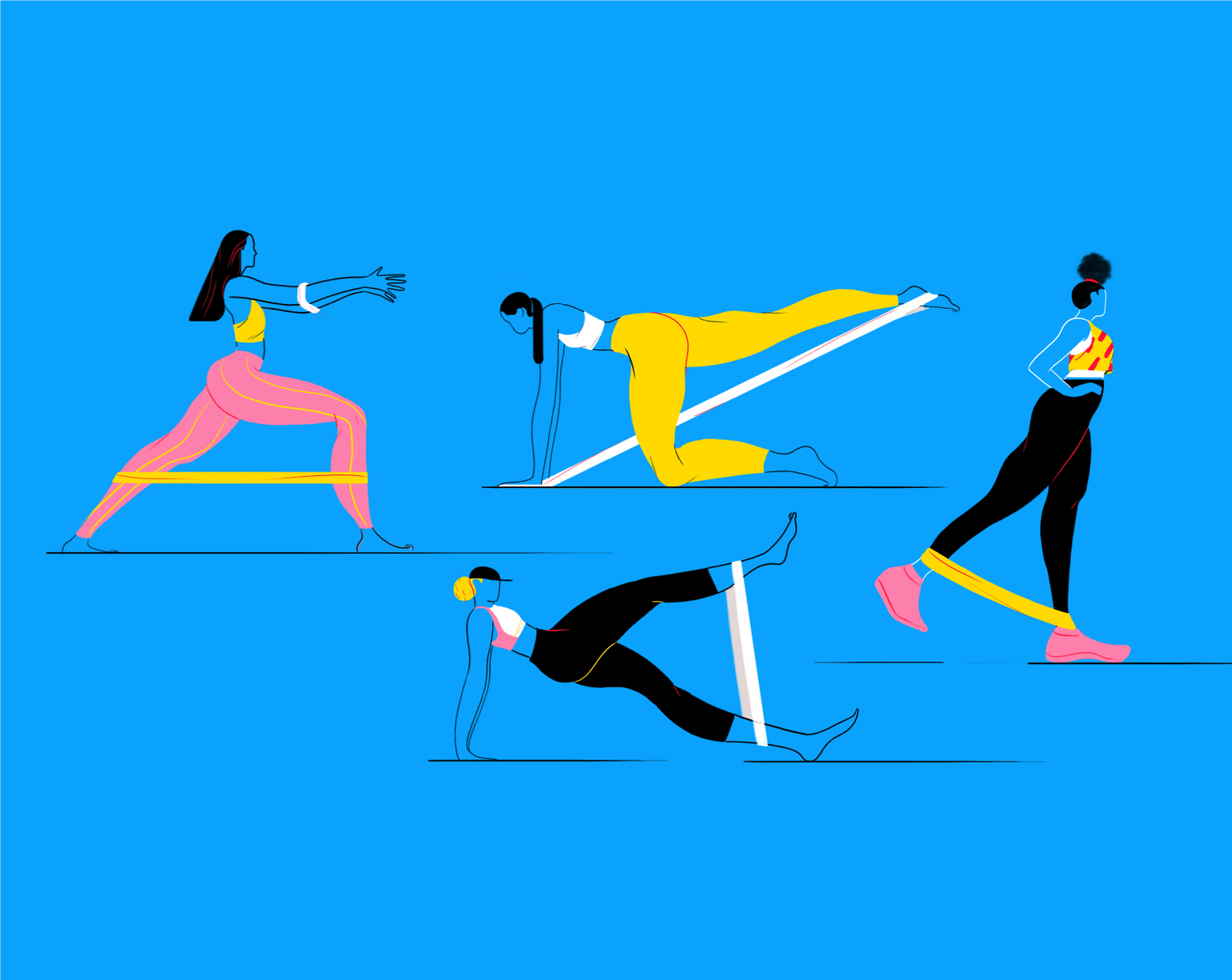 Fire tips til trening med strikk